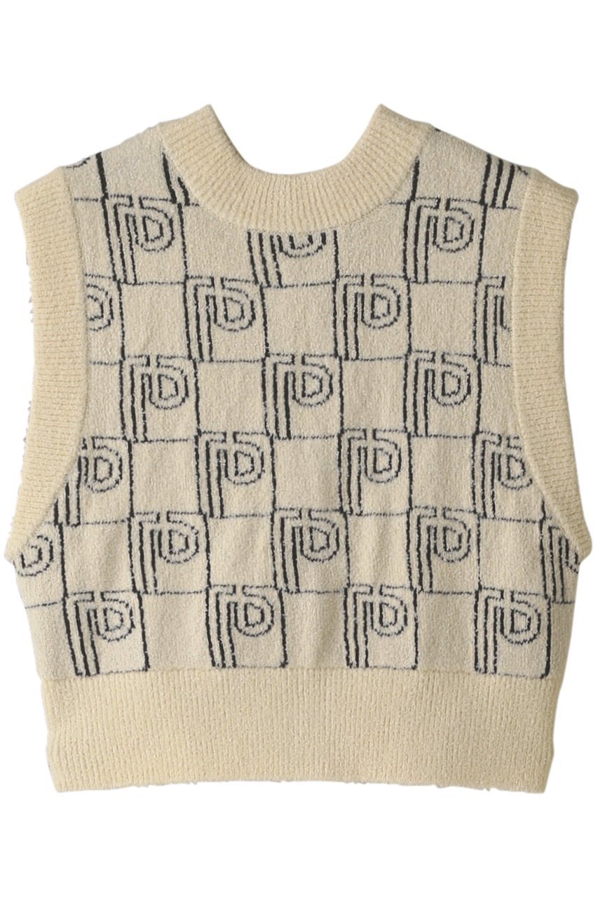 【プランク プロジェクト/PRANK PROJECT】のピーベスト / P Vest インテリア・キッズ・メンズ・レディースファッション・服の通販 founy(ファニー) 　ファッション　Fashion　レディースファッション　Fashion for Women　トップス・カットソー　Cut & Sew Tops　ニット　Knit Tops & Sweaters　ベスト&ジレ / 重ね着スタイル　Vests & Gilets　カジュアルプルオーバー・ニットトップス　Pullovers & Knit Tops / Casual Pullovers　おすすめ　Recommended / Our Picks　コンパクト　Compact, Small Size　シルバー　Silver, Metallic Silver　ジップ　Zip, Zipper　ストレッチ　Stretch, Stretchy Fabric　スリーブ　Sleeve, Long Sleeve / Short Sleeve　セットアップ　Set-Up, Coordinated Outfit　バランス　Balance, Style Balance　フレンチ　French, French Style　ベスト　Vest, Waistcoat　ボトム　Bottoms, Lower Wear　ループ　Loop, Loop Knit　IVR(アイボリー)|ID: prp329100003135243 ipo3291000000036499895