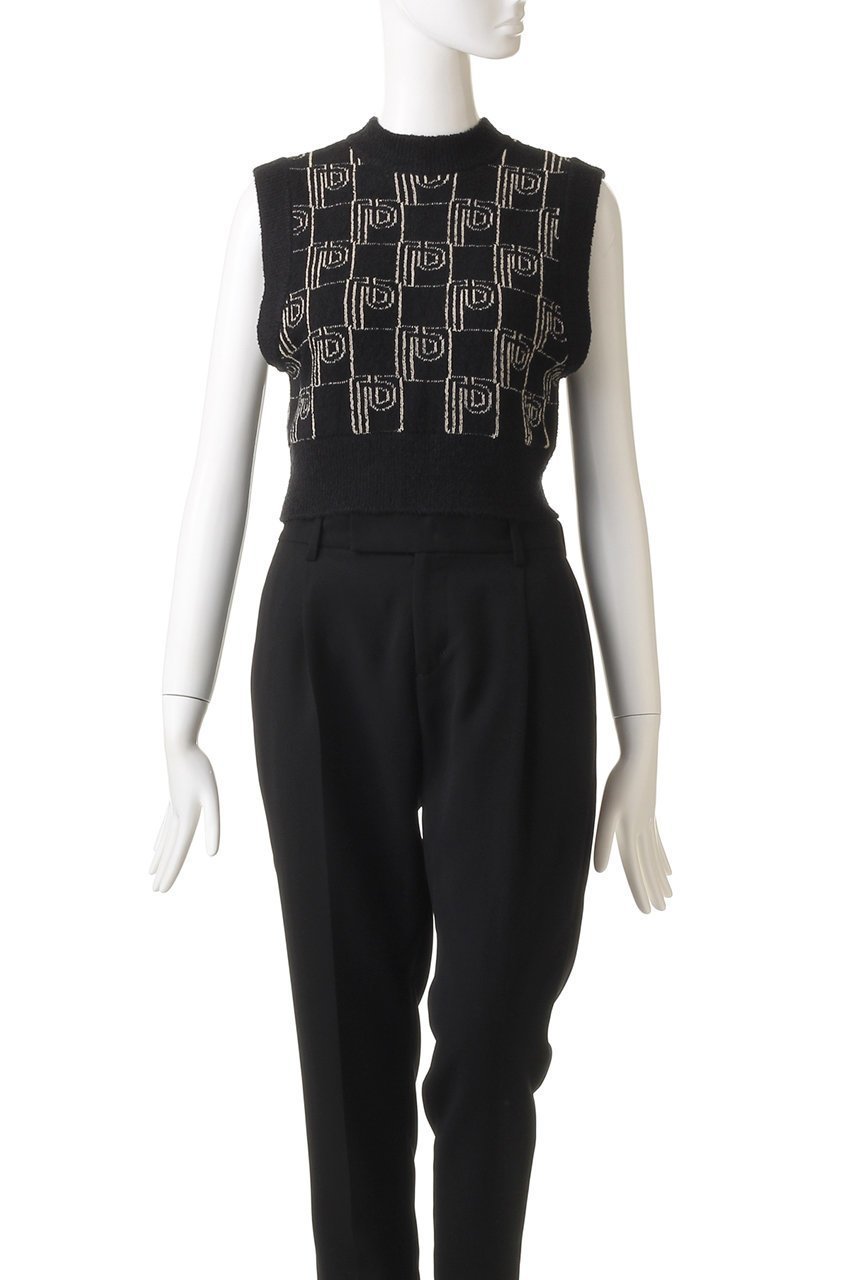 【プランク プロジェクト/PRANK PROJECT】のピーベスト / P Vest 人気、トレンドファッション・服の通販 founy(ファニー) 　ファッション　Fashion　レディースファッション　Fashion for Women　トップス・カットソー　Cut & Sew Tops　ニット　Knit Tops & Sweaters　ベスト&ジレ / 重ね着スタイル　Vests & Gilets　カジュアルプルオーバー・ニットトップス　Pullovers & Knit Tops / Casual Pullovers　おすすめ　Recommended / Our Picks　コンパクト　Compact, Small Size　シルバー　Silver, Metallic Silver　ジップ　Zip, Zipper　ストレッチ　Stretch, Stretchy Fabric　スリーブ　Sleeve, Long Sleeve / Short Sleeve　セットアップ　Set-Up, Coordinated Outfit　バランス　Balance, Style Balance　フレンチ　French, French Style　ベスト　Vest, Waistcoat　ボトム　Bottoms, Lower Wear　ループ　Loop, Loop Knit　other-2|ID: prp329100003135243 ipo3291000000036499896