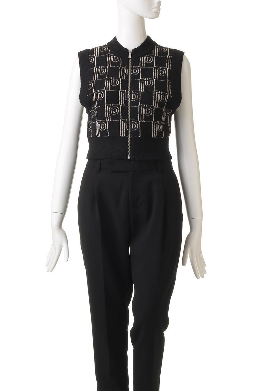 【プランク プロジェクト/PRANK PROJECT】のピーベスト / P Vest 人気、トレンドファッション・服の通販 founy(ファニー) 　ファッション　Fashion　レディースファッション　Fashion for Women　トップス・カットソー　Cut & Sew Tops　ニット　Knit Tops & Sweaters　ベスト&ジレ / 重ね着スタイル　Vests & Gilets　カジュアルプルオーバー・ニットトップス　Pullovers & Knit Tops / Casual Pullovers　おすすめ　Recommended / Our Picks　コンパクト　Compact, Small Size　シルバー　Silver, Metallic Silver　ジップ　Zip, Zipper　ストレッチ　Stretch, Stretchy Fabric　スリーブ　Sleeve, Long Sleeve / Short Sleeve　セットアップ　Set-Up, Coordinated Outfit　バランス　Balance, Style Balance　フレンチ　French, French Style　ベスト　Vest, Waistcoat　ボトム　Bottoms, Lower Wear　ループ　Loop, Loop Knit　other-6|ID: prp329100003135243 ipo3291000000036499900