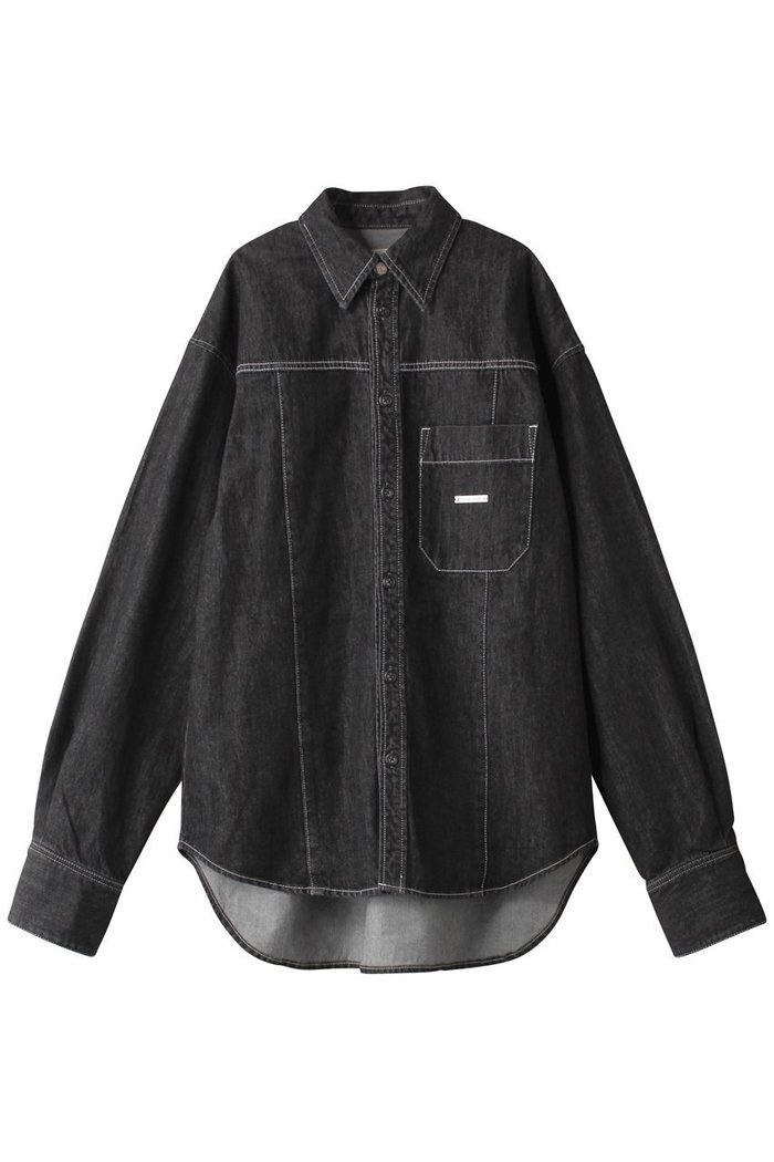 【プランク プロジェクト/PRANK PROJECT】のオーバーデニムシャツ / Over Denim Shirt インテリア・キッズ・メンズ・レディースファッション・服の通販 founy(ファニー) https://founy.com/ ファッション Fashion レディースファッション Fashion for Women トップス・カットソー Cut & Sew Tops シャツ・ブラウス・オフィスカジュアル Elegant Blouses & Button-Ups スリーブ Sleeve, Long Sleeve / Short Sleeve デニム Denim, Jeans Material トレンド Trend, Trending Now ロング Long, Long-Length ヴィンテージ Vintage Style 羽織 Haori, Light Jacket |ID: prp329100003135249 ipo3291000000036402672