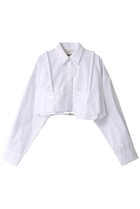 【プランク プロジェクト/PRANK PROJECT】の2WAYガーターショートレングスシャツ / Two-way Garter Short-length Shirt WHT(ホワイト)|ID: prp329100003135250 ipo3291000000036402918