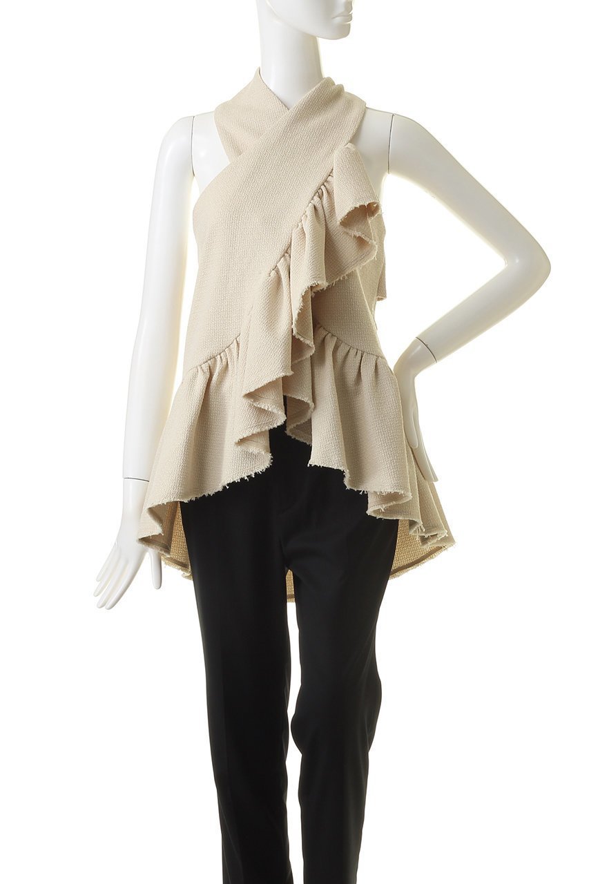 【プランク プロジェクト/PRANK PROJECT】のマルチウェイホルターネックトップス / Multi-way Halterneck Top 人気、トレンドファッション・服の通販 founy(ファニー) ファッション Fashion レディースファッション Fashion for Women トップス・カットソー Cut & Sew Tops シャツ・ブラウス・オフィスカジュアル Elegant Blouses & Button-Ups おすすめ Recommended / Our Picks サテン Satin, Glossy Fabric ショルダー Shoulder, Shoulder Strap スリーブ Sleeve, Long Sleeve / Short Sleeve フォルム Silhouette, Form リボン Ribbon, Bow ロング Long, Long-Length other-2|ID: prp329100003135252 ipo3291000000032943420