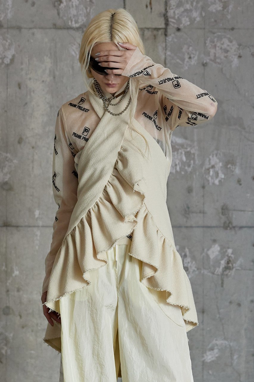 【プランク プロジェクト/PRANK PROJECT】のマルチウェイホルターネックトップス / Multi-way Halterneck Top 人気、トレンドファッション・服の通販 founy(ファニー) ファッション Fashion レディースファッション Fashion for Women トップス・カットソー Cut & Sew Tops シャツ・ブラウス・オフィスカジュアル Elegant Blouses & Button-Ups おすすめ Recommended / Our Picks サテン Satin, Glossy Fabric ショルダー Shoulder, Shoulder Strap スリーブ Sleeve, Long Sleeve / Short Sleeve フォルム Silhouette, Form リボン Ribbon, Bow ロング Long, Long-Length other-8|ID: prp329100003135252 ipo3291000000032943459