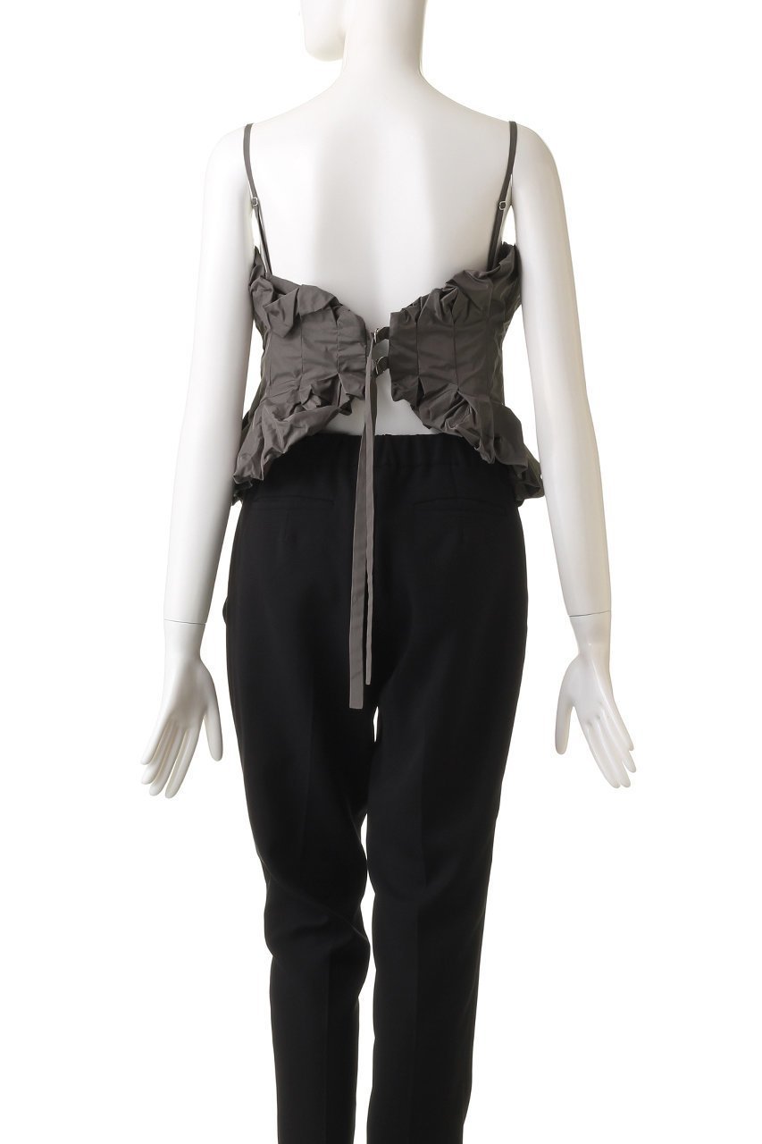 【プランク プロジェクト/PRANK PROJECT】のボリュームタフタビスチェ / Voluminous Taffeta Bistier 人気、トレンドファッション・服の通販 founy(ファニー) 　ファッション　Fashion　レディースファッション　Fashion for Women　トップス・カットソー　Cut & Sew Tops　キャミソール&ノースリーブ　Camisoles & Sleeveless Tops　シャツ・ブラウス・オフィスカジュアル　Elegant Blouses & Button-Ups　ロングTシャツ・Tシャツ　Longline T-Shirts & Tees　カットソー・ベーシックTシャツ　Cut-and-Sewn Tops / Stretch Tees & Basics　ビスチェ　Bustiers & Corset Tops / Layered Bustier Style　おすすめ　Recommended / Our Picks　インナー　Innerwear　キャミソール　Camisole, Spaghetti Strap Top　シェイプ　Shape, Slim Fit　ストリング　String, Drawstring　タフタ　Taffeta, Structured Fabric　タンク　Tank Top, Sleeveless Top　ビスチェ　Bustier, Corset Top　軽量　Lightweight, Ultra Light　other-4|ID: prp329100003135256 ipo3291000000035485029