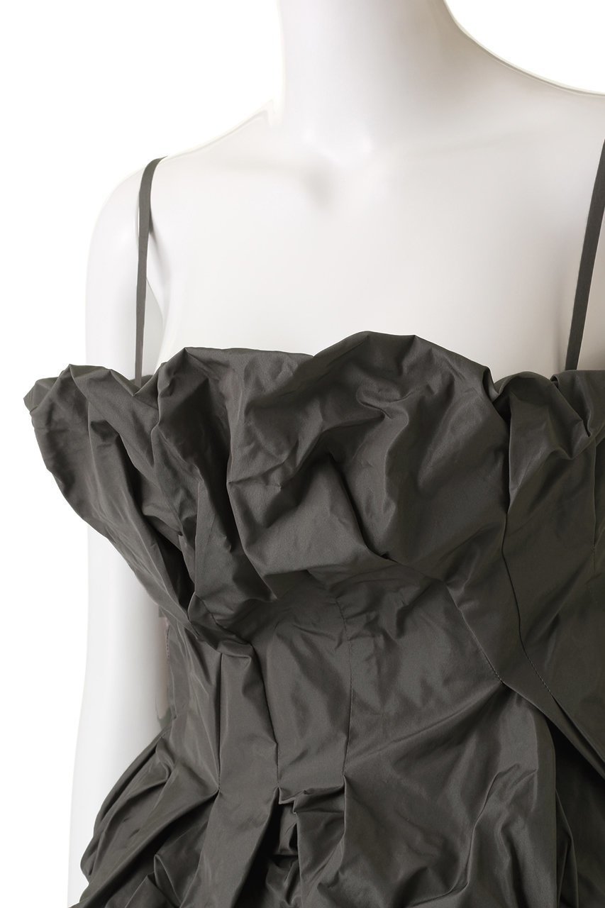【プランク プロジェクト/PRANK PROJECT】のボリュームタフタビスチェ / Voluminous Taffeta Bistier 大人の最旬トレンドファッション＆コーディネート founy(ファウニー) 　ファッション　Fashion　レディースファッション　Fashion for Women　トップス・カットソー　Cut & Sew Tops　キャミソール&ノースリーブ　Camisoles & Sleeveless Tops　シャツ・ブラウス・オフィスカジュアル　Elegant Blouses & Button-Ups　ロングTシャツ・Tシャツ　Longline T-Shirts & Tees　カットソー・ベーシックTシャツ　Cut-and-Sewn Tops / Stretch Tees & Basics　ビスチェ　Bustiers & Corset Tops / Layered Bustier Style　おすすめ　Recommended / Our Picks　インナー　Innerwear　キャミソール　Camisole, Spaghetti Strap Top　シェイプ　Shape, Slim Fit　ストリング　String, Drawstring　タフタ　Taffeta, Structured Fabric　タンク　Tank Top, Sleeveless Top　ビスチェ　Bustier, Corset Top　軽量　Lightweight, Ultra Light　other-5|ID: prp329100003135256 ipo3291000000036989522