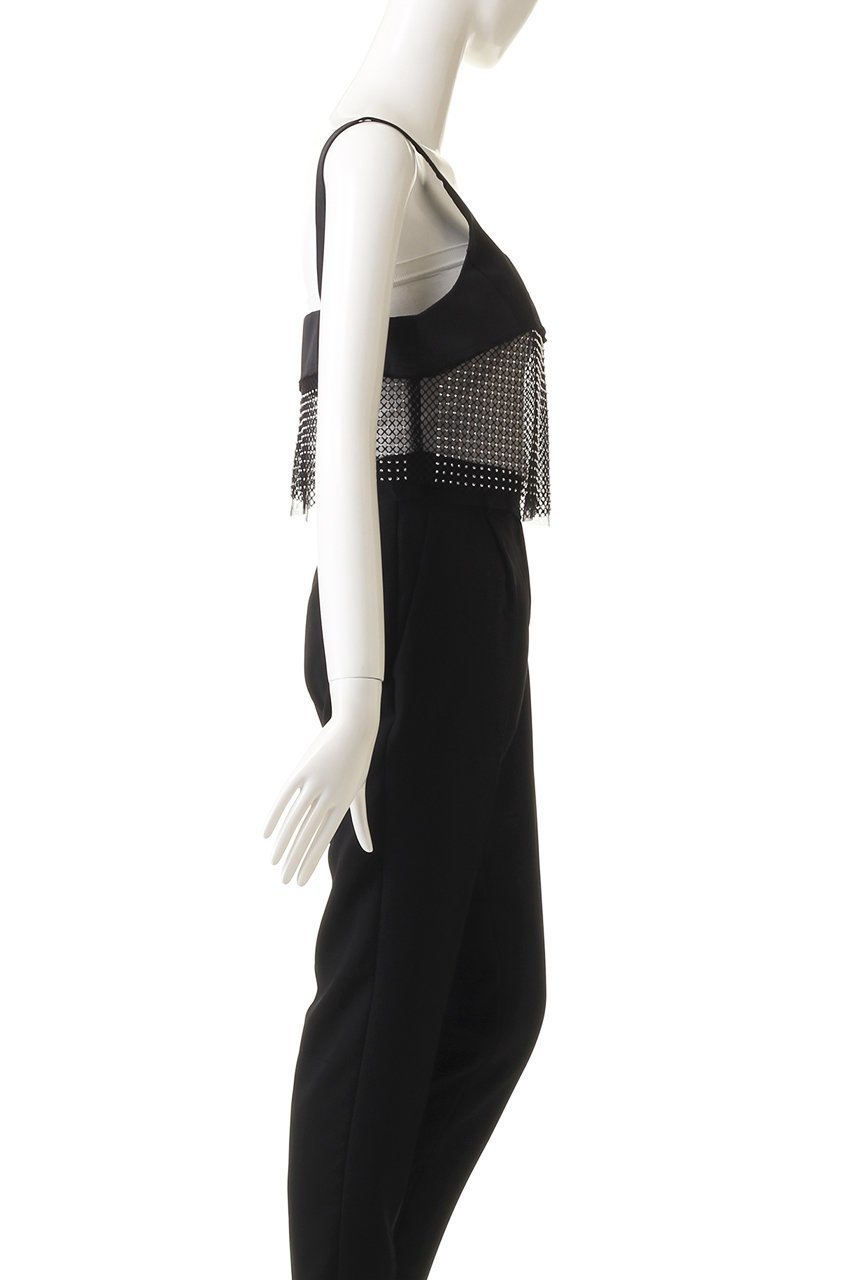 【プランク プロジェクト/PRANK PROJECT】のビジューメッシュトップ / Bijou Mesh Top 大人の最旬トレンドファッション＆コーディネート founy(ファウニー) 　ファッション　Fashion　レディースファッション　Fashion for Women　トップス・カットソー　Cut & Sew Tops　キャミソール&ノースリーブ　Camisoles & Sleeveless Tops　シャツ・ブラウス・オフィスカジュアル　Elegant Blouses & Button-Ups　ロングTシャツ・Tシャツ　Longline T-Shirts & Tees　カットソー・ベーシックTシャツ　Cut-and-Sewn Tops / Stretch Tees & Basics　アクセサリー　Fashion Accessories　キャミソール　Camisole, Spaghetti Strap Top　コンビ　Combo, Combination Style　サテン　Satin, Glossy Fabric　サロペット　Overalls, Salopette　ジャケット　Jacket, Outerwear　スクエア　Square, Square Shape　ストーン　Stone, Gem-Like　タンク　Tank Top, Sleeveless Top　ビスチェ　Bustier, Corset Top　メッシュ　Mesh, Net Fabric　軽量　Lightweight, Ultra Light　other-3|ID: prp329100003135258 ipo3291000000036974137