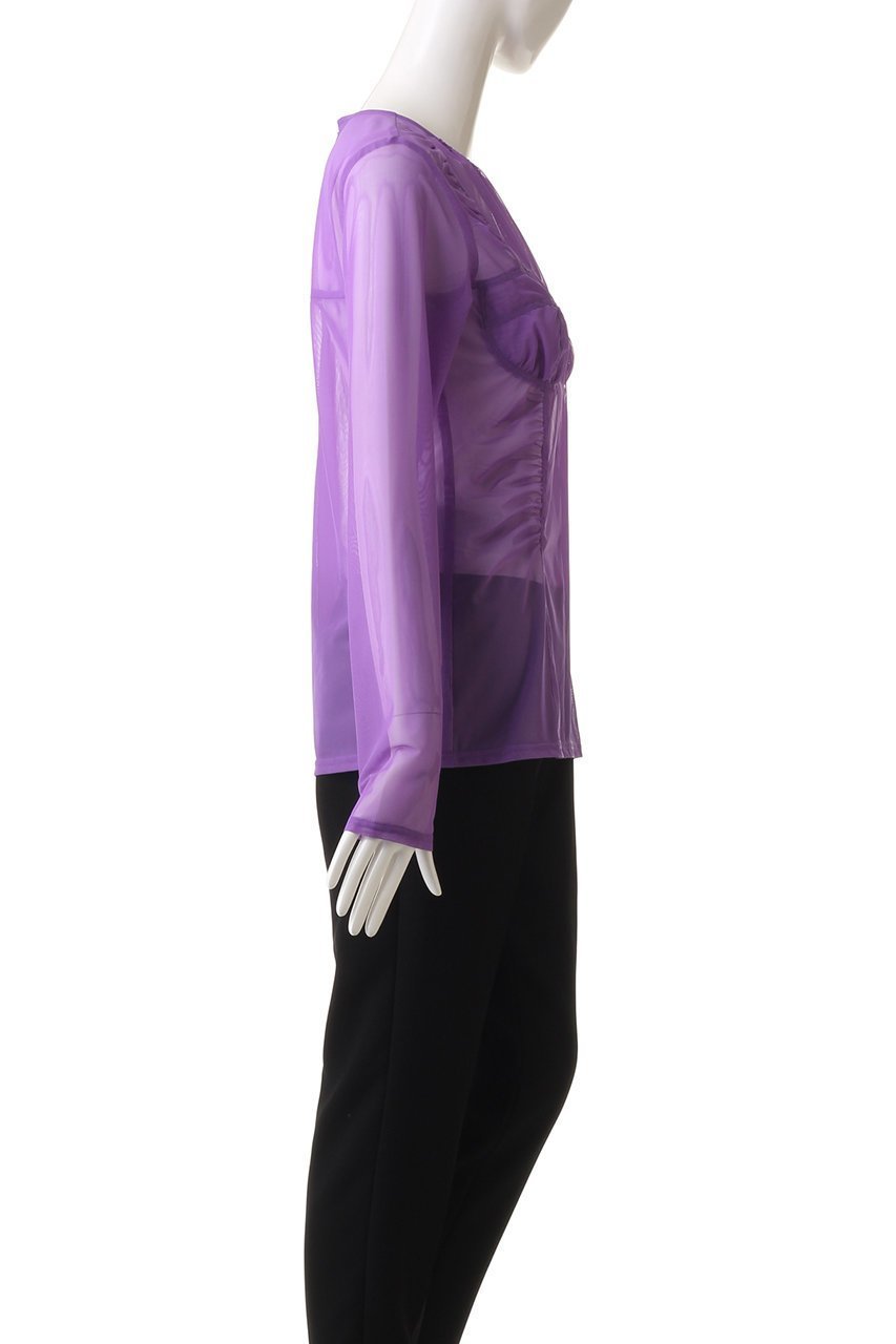 【プランク プロジェクト/PRANK PROJECT】のブラカップチュールトップ / Barassiere Cup Tulle Top 人気、トレンドファッション・服の通販 founy(ファニー) 　ファッション　Fashion　レディースファッション　Fashion for Women　トップス・カットソー　Cut & Sew Tops　キャミソール&ノースリーブ　Camisoles & Sleeveless Tops　シャツ・ブラウス・オフィスカジュアル　Elegant Blouses & Button-Ups　ロングTシャツ・Tシャツ　Longline T-Shirts & Tees　カットソー・ベーシックTシャツ　Cut-and-Sewn Tops / Stretch Tees & Basics　インナー　Innerwear　キャミソール　Camisole, Spaghetti Strap Top　ギャザー　Gathered, Ruffled　ストレッチ　Stretch, Stretchy Fabric　タンク　Tank Top, Sleeveless Top　チュール　Tulip, Tulip Motif　夏　Summer　other-3|ID: prp329100003135260 ipo3291000000032838316