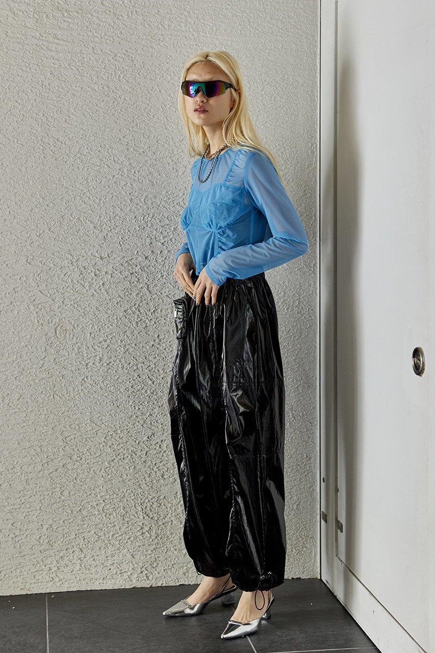 【プランク プロジェクト/PRANK PROJECT】のブラカップチュールトップ / Barassiere Cup Tulle Top 人気、トレンドファッション・服の通販 founy(ファニー) 　ファッション　Fashion　レディースファッション　Fashion for Women　トップス・カットソー　Cut & Sew Tops　キャミソール&ノースリーブ　Camisoles & Sleeveless Tops　シャツ・ブラウス・オフィスカジュアル　Elegant Blouses & Button-Ups　ロングTシャツ・Tシャツ　Longline T-Shirts & Tees　カットソー・ベーシックTシャツ　Cut-and-Sewn Tops / Stretch Tees & Basics　インナー　Innerwear　キャミソール　Camisole, Spaghetti Strap Top　ギャザー　Gathered, Ruffled　ストレッチ　Stretch, Stretchy Fabric　タンク　Tank Top, Sleeveless Top　チュール　Tulip, Tulip Motif　夏　Summer　other-7|ID: prp329100003135260 ipo3291000000032838342