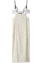 【プランク プロジェクト/PRANK PROJECT】のスキューバレースワンピース / Scuba-Jersey Lace Dress WHT(ホワイト)|ID:prp329100003135268