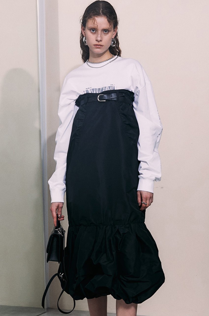 【プランク プロジェクト/PRANK PROJECT】の2WAYタフタストラップワンピース / Two-way Taffeta Shoulder Strap Dress 人気、トレンドファッション・服の通販 founy(ファニー) 　ファッション　Fashion　レディースファッション　WOMEN　ワンピース　Dress　ドレス　Party Dresses　チュニック　Tunic　キャミワンピース　Cami Dress　シャンブレー　Chambray　チュニック　Tunic　パープル　Purple　フェミニン　Feminine　マニッシュ　Mannish　ロング　Long　エレガント 上品　Elegant　 other-1|ID: prp329100003135269 ipo3291000000021283801