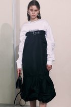 【プランク プロジェクト/PRANK PROJECT】の2WAYタフタストラップワンピース / Two-way Taffeta Shoulder Strap Dress 人気、トレンドファッション・服の通販 founy(ファニー) ファッション Fashion レディースファッション WOMEN ワンピース Dress ドレス Party Dresses チュニック Tunic キャミワンピース Cami Dress シャンブレー Chambray チュニック Tunic パープル Purple フェミニン Feminine マニッシュ Mannish ロング Long エレガント 上品 Elegant thumbnail BLK(ブラック)|ID: prp329100003135269 ipo3291000000021283802