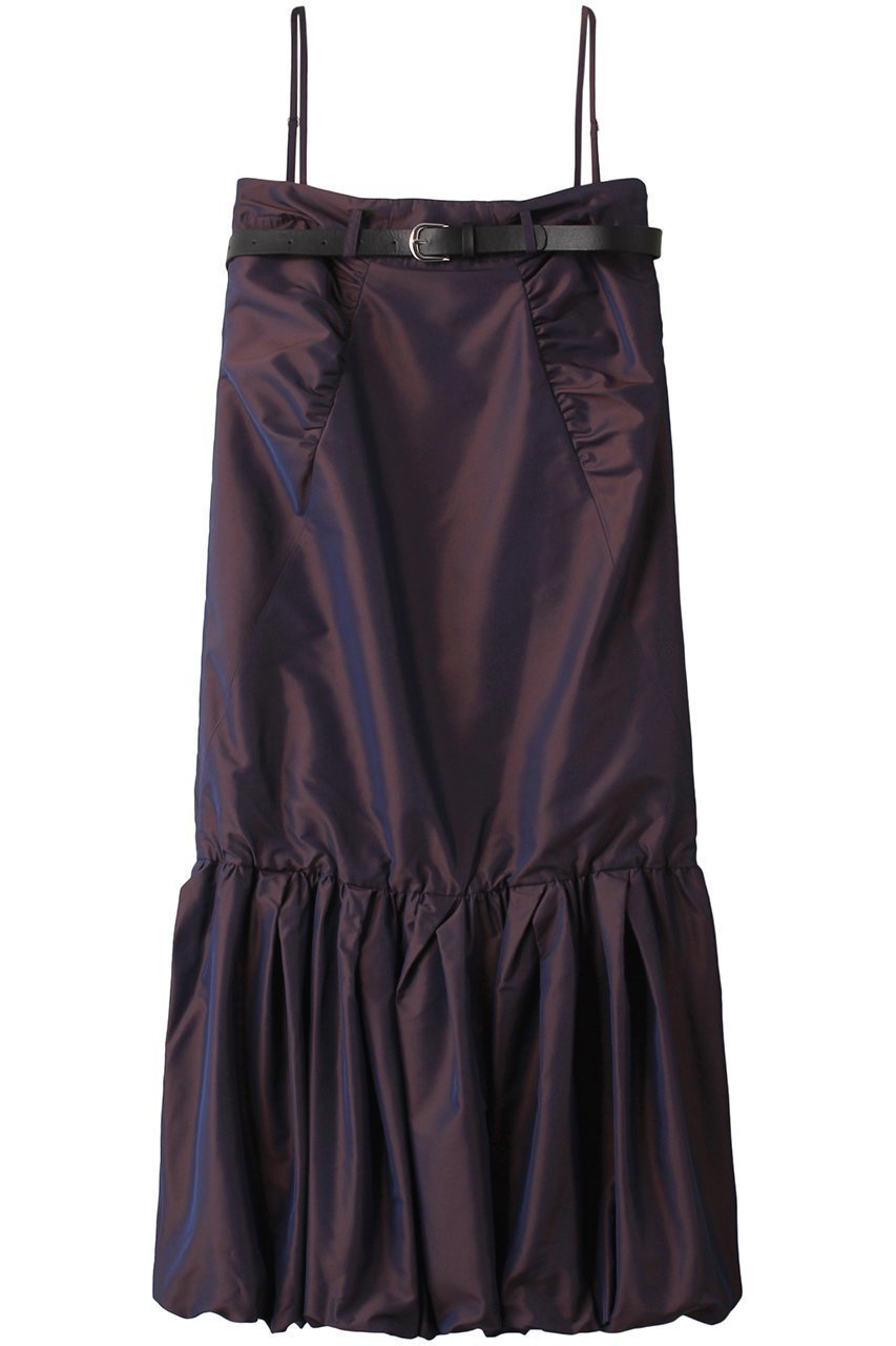 【プランク プロジェクト/PRANK PROJECT】の2WAYタフタストラップワンピース / Two-way Taffeta Shoulder Strap Dress インテリア・キッズ・メンズ・レディースファッション・服の通販 founy(ファニー) 　ファッション　Fashion　レディースファッション　Fashion for Women　ワンピース　Dresses　フォーマル・パーティードレス・結婚式用ドレス　Elegant & Casual Dresses　チュニック　Tunic Tops & Dresses　キャミワンピース　Cami Dress, Slip Dress　シャンブレー　Chambray, Denim-Like Fabric　チュニック　Tunic, Long Top　パープル　Purple, Violet　フェミニン　Feminine, Girly　マニッシュ　Mannish, Boyish　ロング　Long, Long-Length　エレガント 上品　Elegant　PPL(パープル)|ID: prp329100003135269 ipo3291000000032903345