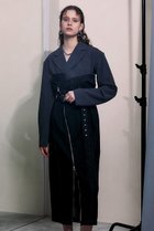 【プランク プロジェクト/PRANK PROJECT】のテーラードデニムワンピース / Tailored Denim Dress BLK(ブラック)|ID:prp329100003135271