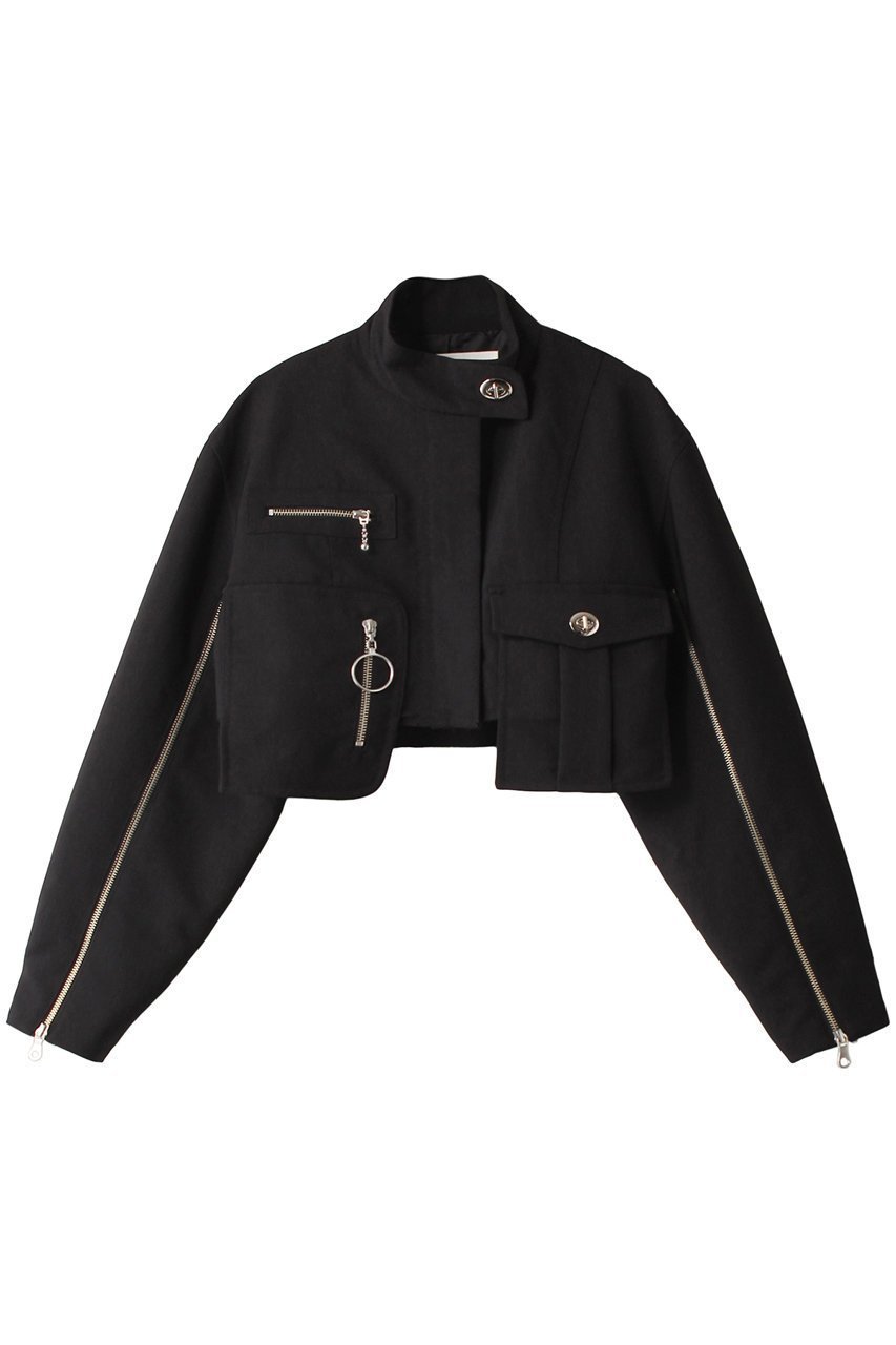 【プランク プロジェクト/PRANK PROJECT】のショートレングスバイカーブルゾン / Short-length Biker Blouson 人気、トレンドファッション・服の通販 founy(ファニー) 　ファッション　Fashion　レディースファッション　Fashion for Women　アウター　Coat / Outerwear Collection　レディースジャケット・軽アウター　Jackets　ブルゾンジャケット・スポーティアウター　Blouson Jackets　カットオフ　Cut-Off Design　クロップド　Cropped, Short Length　ジャケット　Jacket, Outerwear　ブルゾン　Blouson, Bomber Jacket　ライダース　Riders　ライダースジャケット　Riders, Biker Jacket　 other-1|ID: prp329100003135273 ipo3291000000032915233