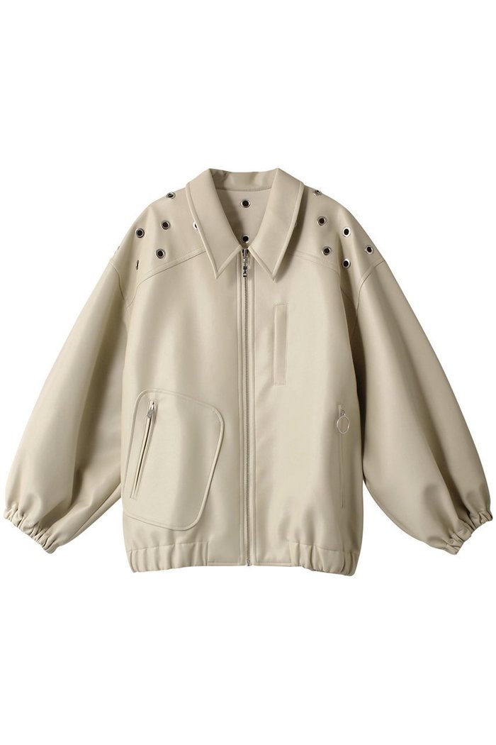 【プランク プロジェクト/PRANK PROJECT】のスタッズオーバーブルゾン / Studs Over Blouson インテリア・キッズ・メンズ・レディースファッション・服の通販 founy(ファニー) https://founy.com/ ファッション Fashion レディースファッション Fashion for Women アウター Coat / Outerwear Collection レディースジャケット・軽アウター Jackets ブルゾンジャケット・スポーティアウター Blouson Jackets おすすめ Recommended / Our Picks シンプル Simple, Minimal ジャケット Jacket, Outerwear デニム Denim, Jeans Material バランス Balance, Style Balance フェイクレザー Faux Leather, PU Leather ブルゾン Blouson, Bomber Jacket ヨーク Yoke, Yoke Design |ID: prp329100003135274 ipo3291000000032915991