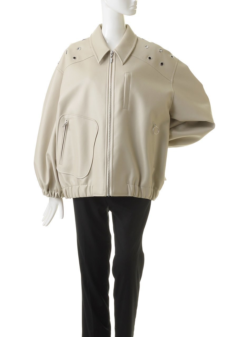 【プランク プロジェクト/PRANK PROJECT】のスタッズオーバーブルゾン / Studs Over Blouson 人気、トレンドファッション・服の通販 founy(ファニー) ファッション Fashion レディースファッション Fashion for Women アウター Coat / Outerwear Collection レディースジャケット・軽アウター Jackets ブルゾンジャケット・スポーティアウター Blouson Jackets おすすめ Recommended / Our Picks シンプル Simple, Minimal ジャケット Jacket, Outerwear デニム Denim, Jeans Material バランス Balance, Style Balance フェイクレザー Faux Leather, PU Leather ブルゾン Blouson, Bomber Jacket ヨーク Yoke, Yoke Design other-2|ID: prp329100003135274 ipo3291000000035491841