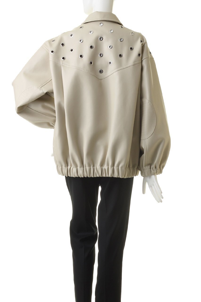 【プランク プロジェクト/PRANK PROJECT】のスタッズオーバーブルゾン / Studs Over Blouson 人気、トレンドファッション・服の通販 founy(ファニー) ファッション Fashion レディースファッション Fashion for Women アウター Coat / Outerwear Collection レディースジャケット・軽アウター Jackets ブルゾンジャケット・スポーティアウター Blouson Jackets おすすめ Recommended / Our Picks シンプル Simple, Minimal ジャケット Jacket, Outerwear デニム Denim, Jeans Material バランス Balance, Style Balance フェイクレザー Faux Leather, PU Leather ブルゾン Blouson, Bomber Jacket ヨーク Yoke, Yoke Design other-4|ID: prp329100003135274 ipo3291000000035491844