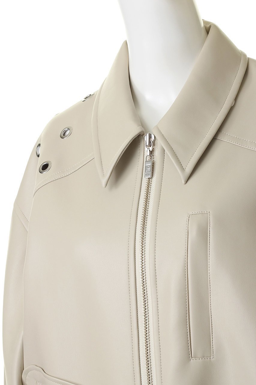 【プランク プロジェクト/PRANK PROJECT】のスタッズオーバーブルゾン / Studs Over Blouson 人気、トレンドファッション・服の通販 founy(ファニー) ファッション Fashion レディースファッション Fashion for Women アウター Coat / Outerwear Collection レディースジャケット・軽アウター Jackets ブルゾンジャケット・スポーティアウター Blouson Jackets おすすめ Recommended / Our Picks シンプル Simple, Minimal ジャケット Jacket, Outerwear デニム Denim, Jeans Material バランス Balance, Style Balance フェイクレザー Faux Leather, PU Leather ブルゾン Blouson, Bomber Jacket ヨーク Yoke, Yoke Design other-5|ID: prp329100003135274 ipo3291000000035491846