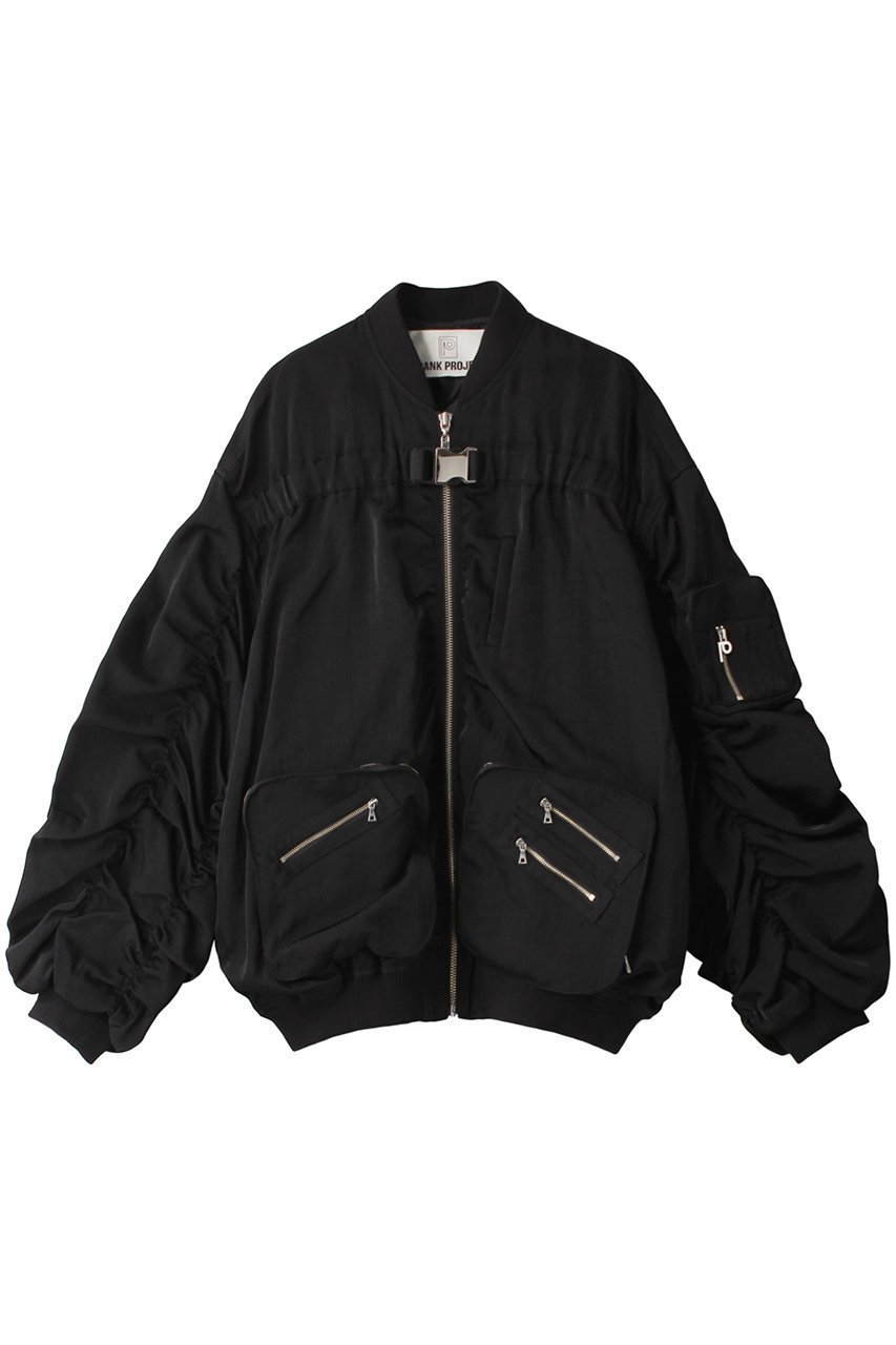 【プランク プロジェクト/PRANK PROJECT】のボンバージャケット / Bomber Jacket 人気、トレンドファッション・服の通販 founy(ファニー) 　ファッション　Fashion　レディースファッション　Fashion for Women　アウター　Coat / Outerwear Collection　レディースジャケット・軽アウター　Jackets　ブルゾンジャケット・スポーティアウター　Blouson Jackets　ギャザー　Gathered, Ruffled　ジャケット　Jacket, Outerwear　ブルゾン　Blouson, Bomber Jacket　ポケット　Pocket, Pocket Detail　エレガント 上品　Elegant　 other-1|ID: prp329100003135275 ipo3291000000032966981