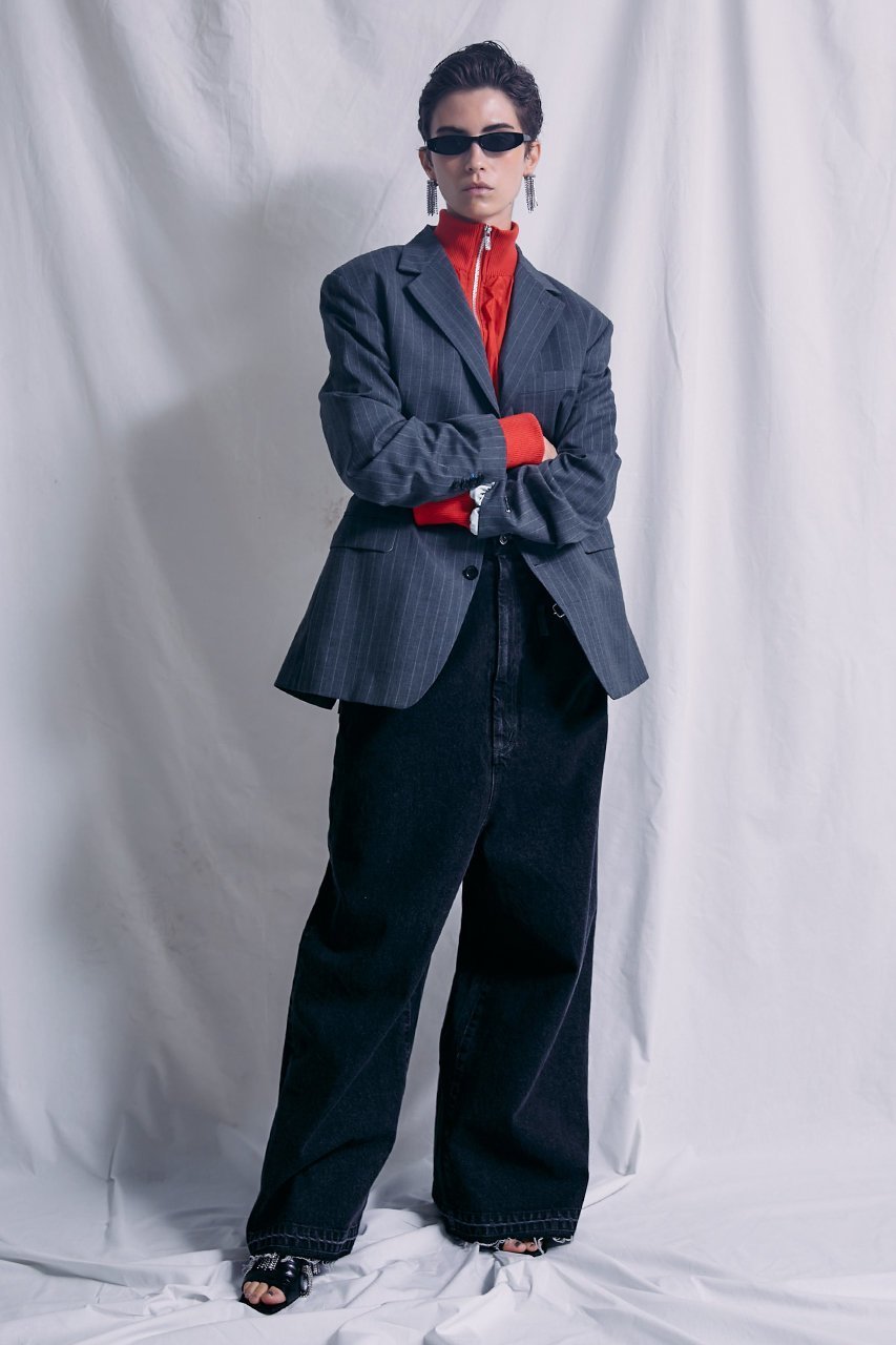 【プランク プロジェクト/PRANK PROJECT】のZIPギャザーショートジャケット / Zip Gathered Short Jacket 人気、トレンドファッション・服の通販 founy(ファニー) 　ファッション　Fashion　レディースファッション　Fashion for Women　アウター　Coat / Outerwear Collection　レディースジャケット・軽アウター　Jackets　ギャザー　Gathered, Ruffled　コンパクト　Compact, Small Size　ショート　Short, Short Length　ジャケット　Jacket, Outerwear　スポーティ　Sporty, Casual Athletic　セットアップ　Set-Up, Coordinated Outfit　ドッキング　Docking, Mixed Material　バルーン　Balloon, Balloon Silhouette　ボトム　Bottoms, Lower Wear　マニッシュ　Mannish, Boyish　ワッシャー　Washer, Crinkled Finish　エレガント 上品　Elegant　other-3|ID: prp329100003135281 ipo3291000000032914909