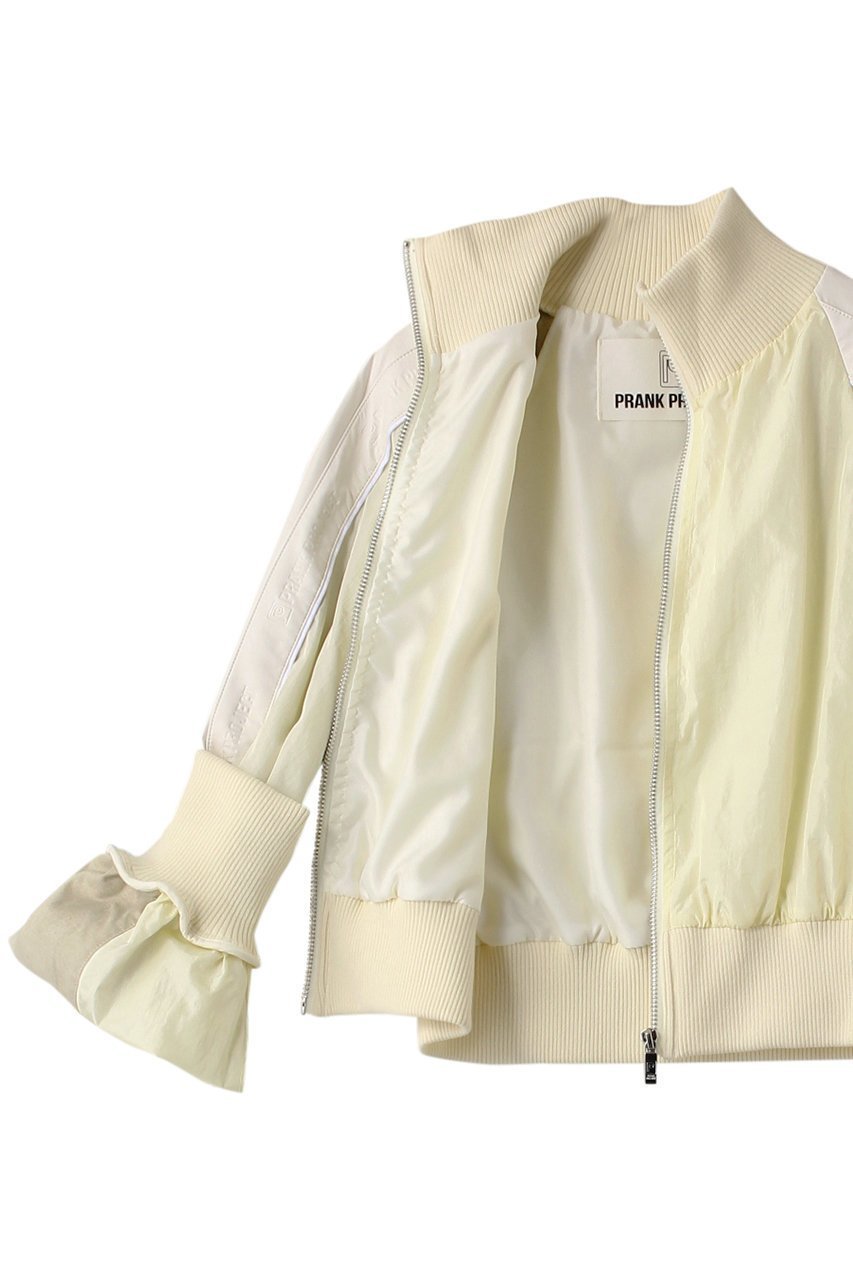 【プランク プロジェクト/PRANK PROJECT】のZIPギャザーショートジャケット / Zip Gathered Short Jacket 人気、トレンドファッション・服の通販 founy(ファニー) 　ファッション　Fashion　レディースファッション　Fashion for Women　アウター　Coat / Outerwear Collection　レディースジャケット・軽アウター　Jackets　ギャザー　Gathered, Ruffled　コンパクト　Compact, Small Size　ショート　Short, Short Length　ジャケット　Jacket, Outerwear　スポーティ　Sporty, Casual Athletic　セットアップ　Set-Up, Coordinated Outfit　ドッキング　Docking, Mixed Material　バルーン　Balloon, Balloon Silhouette　ボトム　Bottoms, Lower Wear　マニッシュ　Mannish, Boyish　ワッシャー　Washer, Crinkled Finish　エレガント 上品　Elegant　other-6|ID: prp329100003135281 ipo3291000000036490697