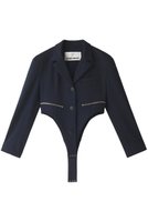 【プランク プロジェクト/PRANK PROJECT】のジャケットロンパース / Jacket Rompers 人気、トレンドファッション・服の通販 founy(ファニー) ファッション Fashion レディースファッション Fashion for Women アウター Coat / Outerwear Collection レディースジャケット・軽アウター Jackets おすすめ Recommended / Our Picks カッティング Cutting Detail シェイプ Shape, Slim Fit ジャケット Jacket, Outerwear ストレッチ Stretch, Stretchy Fabric トレンド Trend, Trending Now ミラノリブ Milano Rib, Milano Stitch ロンパース Romper, Jumpsuit 今季 This Season, Current Season |ID:prp329100003135285