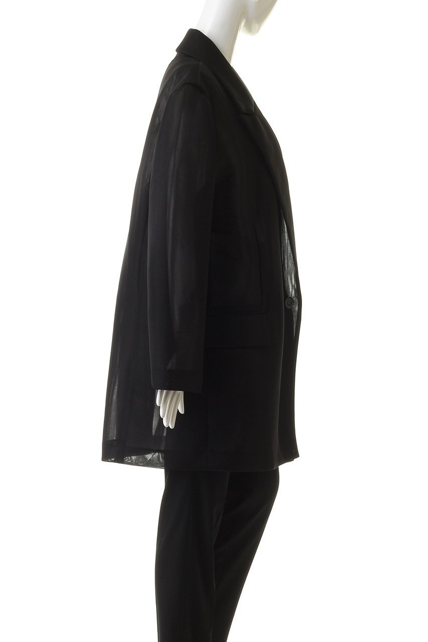 【プランク プロジェクト/PRANK PROJECT】のシースルーオーバージャケット / See-through Over Jacket 人気、トレンドファッション・服の通販 founy(ファニー) 　ファッション　Fashion　レディースファッション　Fashion for Women　アウター　Coat / Outerwear Collection　レディースジャケット・軽アウター　Jackets　おすすめ　Recommended / Our Picks　ジャケット　Jacket, Outerwear　ダブル　Double, Double-Breasted　ボトム　Bottoms, Lower Wear　マニッシュ　Mannish, Boyish　ラッセル　Raschel, Raschel Lace　ルーズ　Loose, Oversized　other-3|ID: prp329100003135286 ipo3291000000032914989