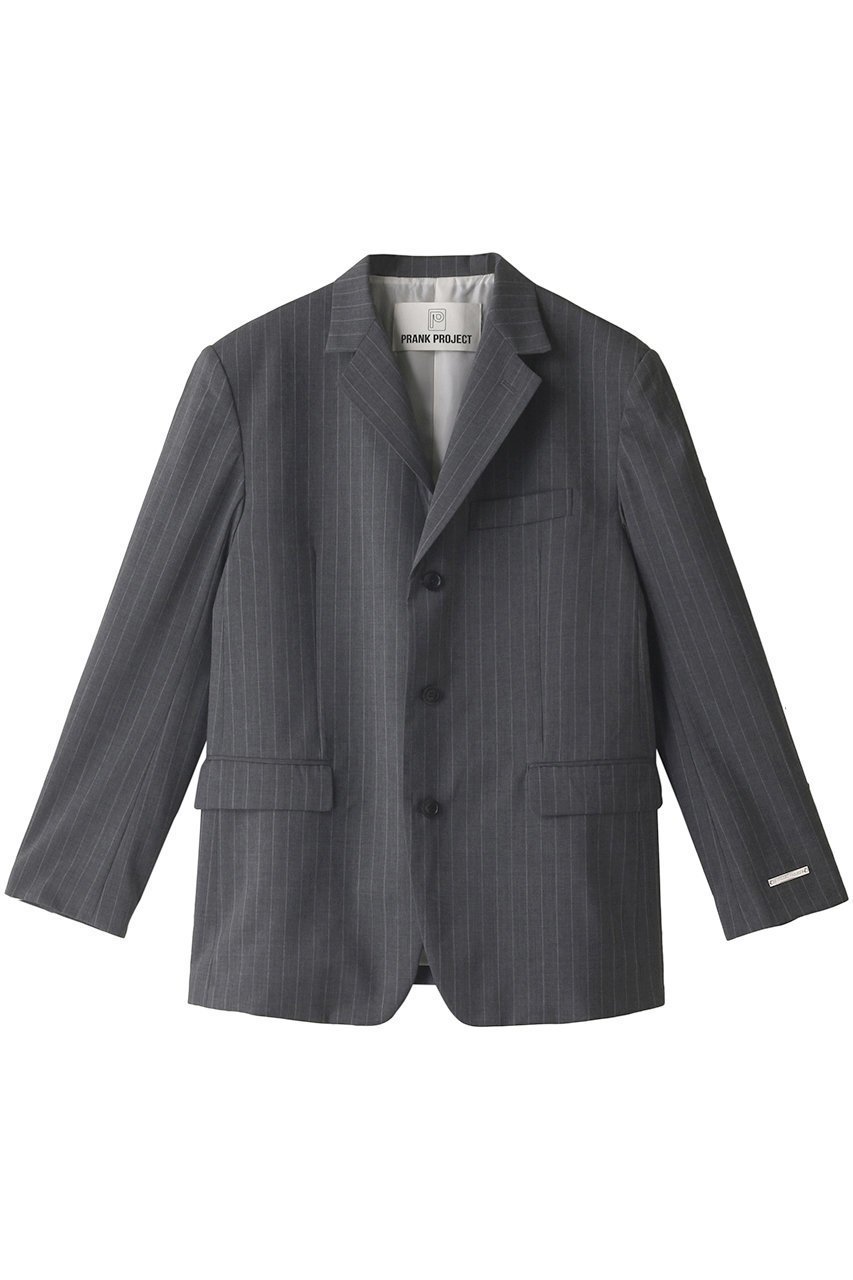 【プランク プロジェクト/PRANK PROJECT】のコンバットウールシングルブレストオーバージャケット / Combat Wool Single-breasted Over Jacket インテリア・キッズ・メンズ・レディースファッション・服の通販 founy(ファニー) ファッション Fashion レディースファッション Fashion for Women アウター Coat / Outerwear Collection レディースジャケット・軽アウター Jackets キュプラ Cupro, Eco Fabric ジャケット Jacket, Outerwear セットアップ Set-Up, Coordinated Outfit デニム Denim, Jeans Material ベーシック Basic, Essential ワーク Workwear, Utility Style エレガント 上品 Elegant GRY(グレー)|ID: prp329100003135287 ipo3291000000036699318