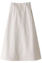 【エブール/ebure】のリアクティブデニム トラペーズスカート 人気、トレンドファッション・服の通販 founy(ファニー) ファッション Fashion レディースファッション WOMEN スカート Skirt おすすめ Recommend シンプル デニム パッチ thumbnail ホワイト|ID: prp329100003135306 ipo3291000000021225781