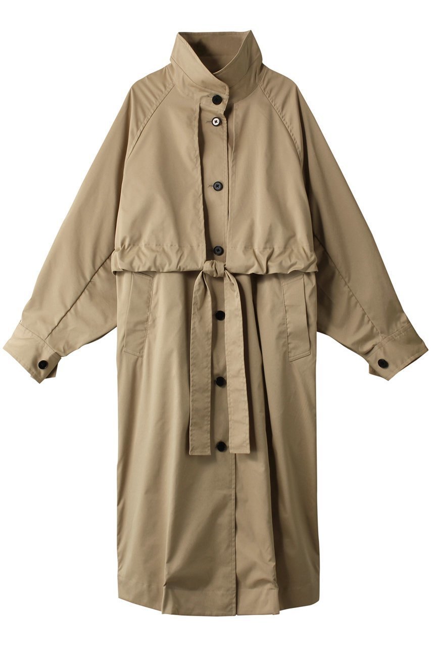 【エリオポール/heliopole】のthe Field コート(LIMONTA DOLMAN) インテリア・キッズ・メンズ・レディースファッション・服の通販 founy(ファニー) 　ファッション　Fashion　レディースファッション　Fashion for Women　アウター　Coat / Outerwear Collection　コート・ロングコート・ピーコート　Long Coats, Peacoats & More　タフタ　Taffeta, Structured Fabric　ロング　Long, Long-Length　ベージュ|ID: prp329100003135369 ipo3291000000032919064