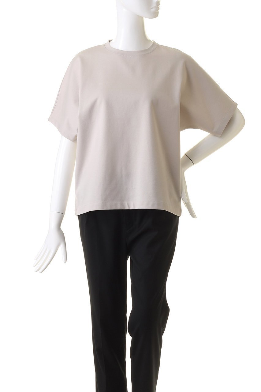 【エブール/ebure】のピュアオーガニックバイオ クルーネックカットソー 人気、トレンドファッション・服の通販 founy(ファニー) 　ファッション　Fashion　レディースファッション　Ladies' Fashion Online　トップス・カットソー　Tops/Tshirt　シャツ/ブラウス　Shirts/Blouses　ロング / Tシャツ　T-Shirts　カットソー　Cut and Sewn　なめらか　Smooth　ショート　Short　シンプル　Simple　スリーブ　Sleeve　ボトム　Bottom　再入荷　Restock/Back In Stock/Re Arrival　定番　Standard　other-2|ID: prp329100003135408 ipo3291000000031699388