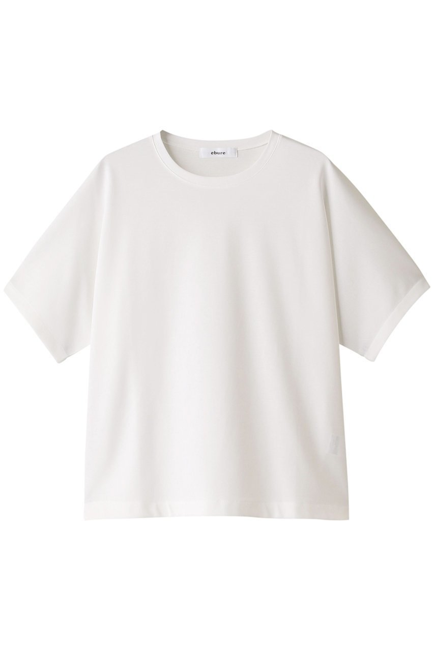 【エブール/ebure】のピュアオーガニックバイオ クルーネックカットソー 人気、トレンドファッション・服の通販 founy(ファニー) 　ファッション　Fashion　レディースファッション　Fashion for Women　トップス・カットソー　Cut & Sew Tops　シャツ・ブラウス・オフィスカジュアル　Elegant Blouses & Button-Ups　ロングTシャツ・Tシャツ　Longline T-Shirts & Tees　カットソー・ベーシックTシャツ　Cut-and-Sewn Tops / Stretch Tees & Basics　なめらか　Smooth, Silky Texture　ショート　Short, Short Length　シンプル　Simple, Minimal　スリーブ　Sleeve, Long Sleeve / Short Sleeve　ボトム　Bottoms, Lower Wear　再入荷　Restock / Back in Stock　定番　Standard, Basic Item　 other-1|ID: prp329100003135408 ipo3291000000032891178