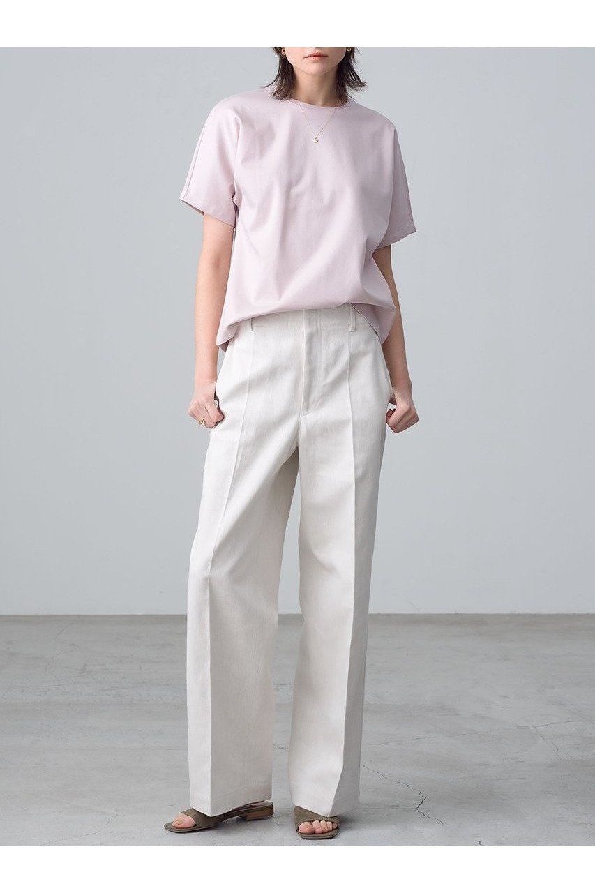 【エブール/ebure】の【ELLESHOP限定】ピュアオーガニックバイオ クルーネックカットソー 人気、トレンドファッション・服の通販 founy(ファニー) 　ファッション　Fashion　レディースファッション　Ladies' Fashion Online　トップス・カットソー　Tops/Tshirt　シャツ/ブラウス　Shirts/Blouses　ロング / Tシャツ　T-Shirts　カットソー　Cut and Sewn　イタリア　Italy　春　Spring　カットソー　Cut And Sew　ショート　Short　シンプル　Simple　スリーブ　Sleeve　定番　Standard　なめらか　Smooth　別注　Special Order　S/S・春夏　Ss・Spring/Summer　夏　Summer　other-6|ID: prp329100003135409 ipo3291000000032257779