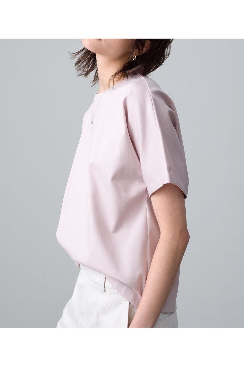 【エブール/ebure】の【ELLESHOP限定】ピュアオーガニックバイオ クルーネックカットソー 人気、トレンドファッション・服の通販 founy(ファニー) 　ファッション　Fashion　レディースファッション　Ladies' Fashion Online　トップス・カットソー　Tops/Tshirt　シャツ/ブラウス　Shirts/Blouses　ロング / Tシャツ　T-Shirts　カットソー　Cut and Sewn　イタリア　Italy　春　Spring　カットソー　Cut And Sew　ショート　Short　シンプル　Simple　スリーブ　Sleeve　定番　Standard　なめらか　Smooth　別注　Special Order　S/S・春夏　Ss・Spring/Summer　夏　Summer　other-7|ID: prp329100003135409 ipo3291000000032257780