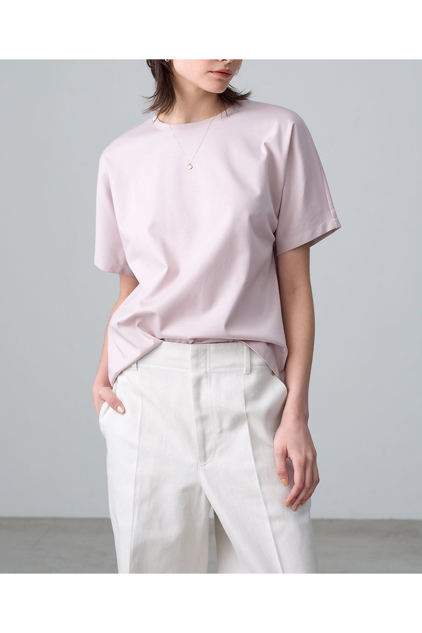 【エブール/ebure】の【ELLESHOP限定】ピュアオーガニックバイオ クルーネックカットソー 人気、トレンドファッション・服の通販 founy(ファニー) 　ファッション　Fashion　レディースファッション　Ladies' Fashion Online　トップス・カットソー　Tops/Tshirt　シャツ/ブラウス　Shirts/Blouses　ロング / Tシャツ　T-Shirts　カットソー　Cut and Sewn　イタリア　Italy　春　Spring　カットソー　Cut And Sew　ショート　Short　シンプル　Simple　スリーブ　Sleeve　定番　Standard　なめらか　Smooth　別注　Special Order　S/S・春夏　Ss・Spring/Summer　夏　Summer　other-8|ID: prp329100003135409 ipo3291000000032257782