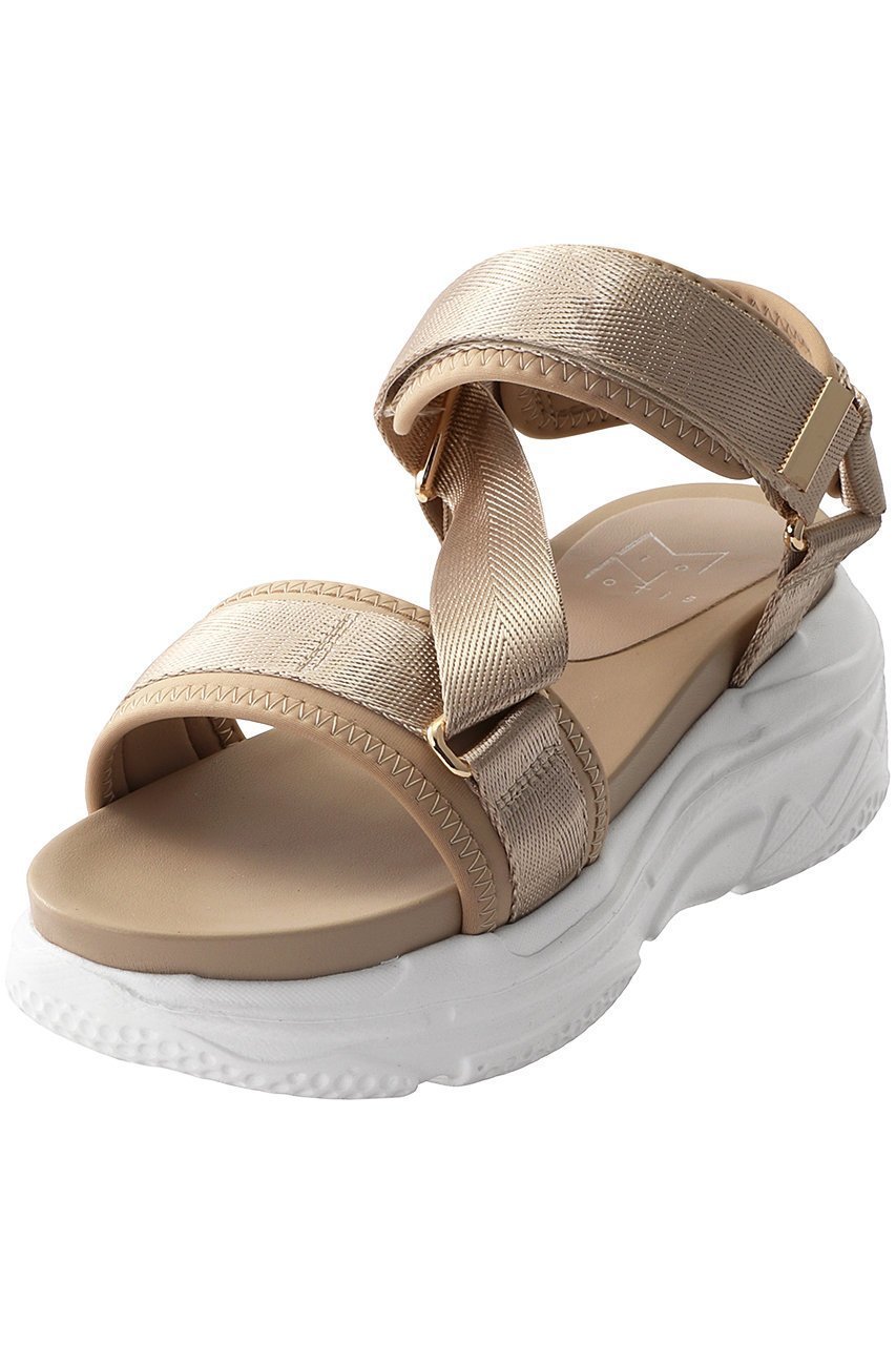 【エスメラルダ/Esmeralda】の【MIO NOTIS】厚底軽量スポーツサンダル インテリア・キッズ・メンズ・レディースファッション・服の通販 founy(ファニー) 　ファッション　Fashion　レディースファッション　Fashion for Women　スポーツウェア　Functional & Stylish Sportswear　サンダル&ミュール　Sandals & Mules　サンダル　Sandals, Summer Shoes　シューズ　Shoes, Footwear　スタイリッシュ　Stylish, Fashionable　スポーツ　Sports, Activewear　ベーシック　Basic, Essential　厚底　Platform Shoes　軽量　Lightweight, Ultra Light　トープ|ID: prp329100003140939 ipo3291000000036081684