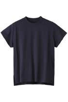 【スリー ドッツ/three dots】のサンデッドジャージー ミニTシャツ ネイビー|ID:prp329100003142208