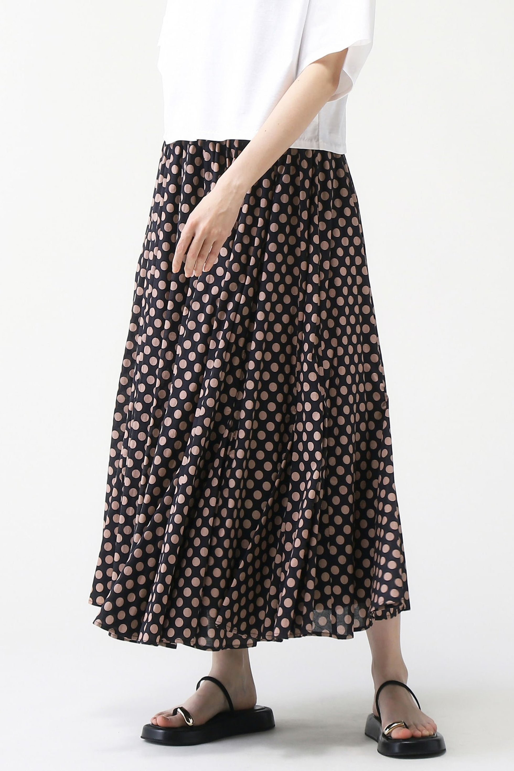 【マルティニーク/martinique】の【MARIHA】月影のスカート 別注Dot-1 人気、トレンドファッション・服の通販 founy(ファニー) 　ファッション　Fashion　レディースファッション　Fashion for Women　スカート　Skirts　ロングスカート　Long Skirts / Maxi & Midi Skirts　エレガント 上品　Elegant　ドット　Polka Dot, Dot Pattern　別注　Limited Edition, Custom Order　マキシ　Maxi, Full Length　ロング　Long, Long-Length　other-2|ID: prp329100003145697 ipo3291000000032894308