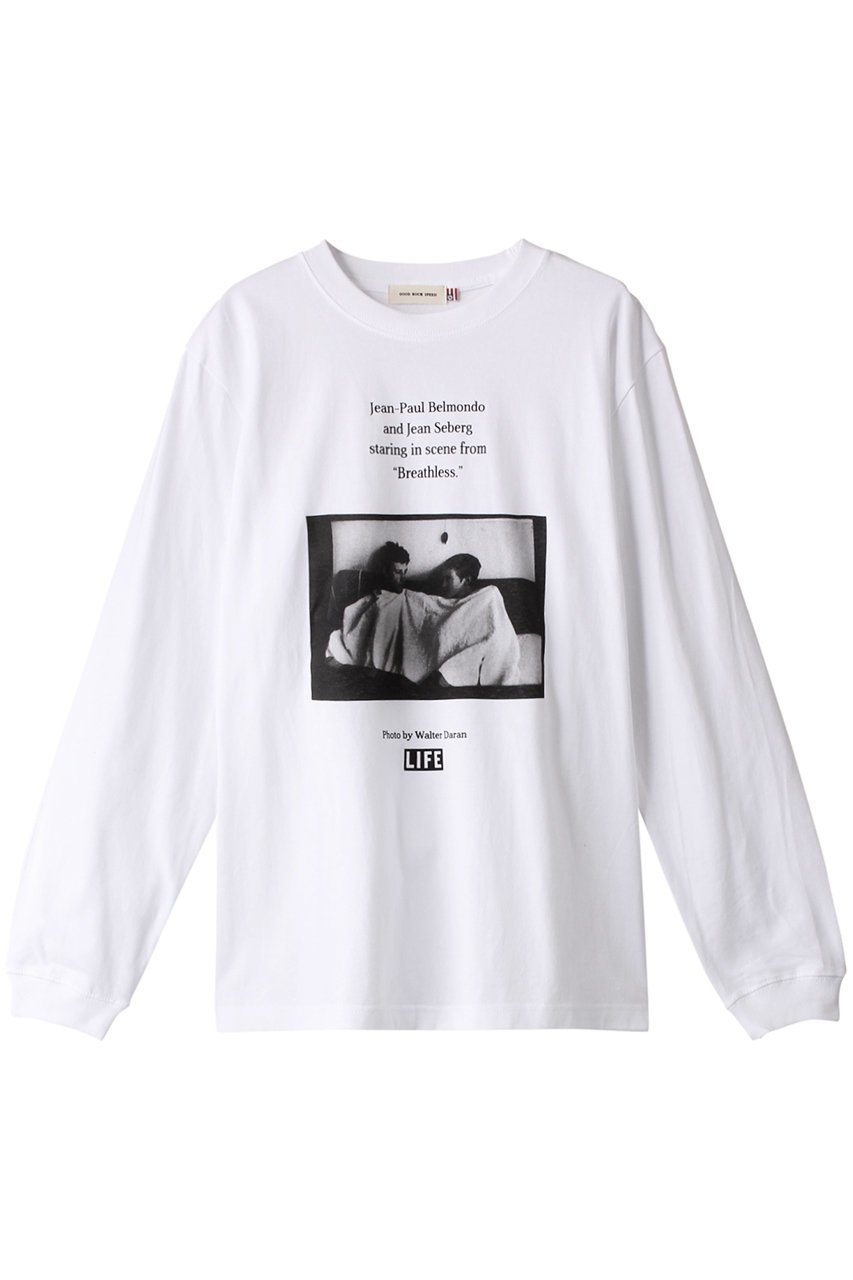 【エリオポール/heliopole】の【GOOD ROCK SPEED】LIFE PHOTE L/S Tシャツ BREATHLESS 人気、トレンドファッション・服の通販 founy(ファニー) 　ファッション　Fashion　レディースファッション　Fashion for Women　トップス・カットソー　Cut & Sew Tops　シャツ・ブラウス・オフィスカジュアル　Elegant Blouses & Button-Ups　ロングTシャツ・Tシャツ　Longline T-Shirts & Tees　カットソー・ベーシックTシャツ　Cut-and-Sewn Tops / Stretch Tees & Basics　スリーブ　Sleeve, Long Sleeve / Short Sleeve　プリント　Print, Printed Pattern　ロング　Long, Long-Length　 other-1|ID: prp329100003147883 ipo3291000000032835498