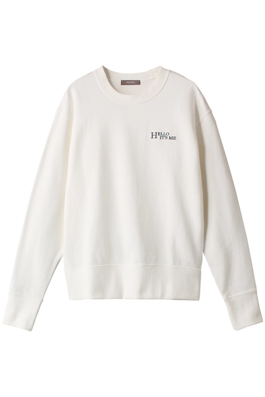 【エリオポール/heliopole】のエンブロイダリーフレンチテリープルオーバー 人気、トレンドファッション・服の通販 founy(ファニー) 　ファッション　Fashion　レディースファッション　Fashion for Women　トップス・カットソー　Cut & Sew Tops　シャツ・ブラウス・オフィスカジュアル　Elegant Blouses & Button-Ups　ロングTシャツ・Tシャツ　Longline T-Shirts & Tees　カジュアルプルオーバー・ニットトップス　Pullovers & Knit Tops / Casual Pullovers　カットソー・ベーシックTシャツ　Cut-and-Sewn Tops / Stretch Tees & Basics　シンプル　Simple, Minimal　スリーブ　Sleeve, Long Sleeve / Short Sleeve　フレンチ　French, French Style　ベーシック　Basic, Essential　ロング　Long, Long-Length　 other-1|ID: prp329100003147884 ipo3291000000032835529