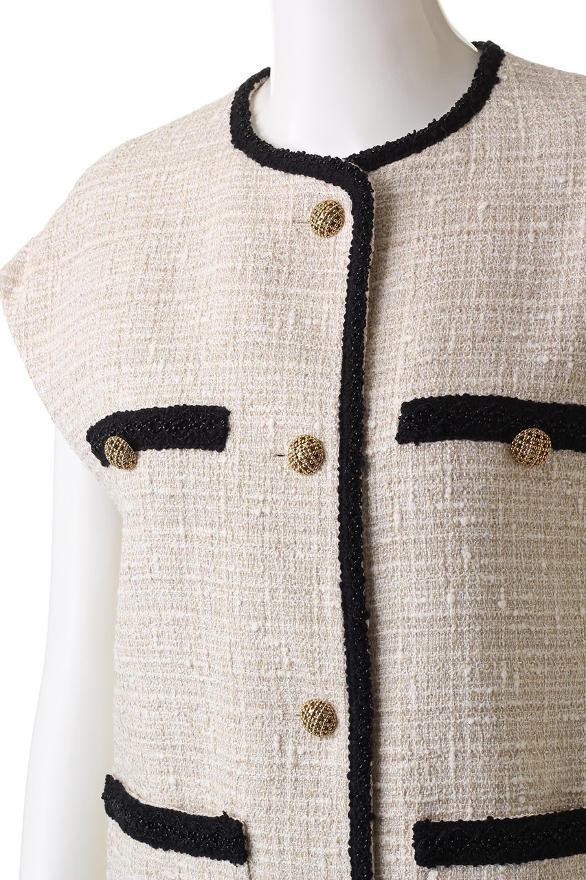 【エリオポール/heliopole】のブレードエッジブッチャーツイードベスト 人気、トレンドファッション・服の通販 founy(ファニー) 　ファッション　Fashion　レディースファッション　Fashion for Women　アウター　Coat / Outerwear Collection　レディースジャケット・軽アウター　Jackets　ジャケット　Jacket, Outerwear　ツイード　Twill, Twill Weave　ベスト　Vest, Waistcoat　other-5|ID: prp329100003147885 ipo3291000000035655357