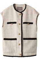 【エリオポール/heliopole】のブレードエッジブッチャーツイードベスト 人気、トレンドファッション・服の通販 founy(ファニー) ファッション Fashion レディースファッション Fashion for Women アウター Coat / Outerwear Collection レディースジャケット・軽アウター Jackets ジャケット Jacket, Outerwear ツイード Twill, Twill Weave ベスト Vest, Waistcoat thumbnail アイボリー|ID: prp329100003147885 ipo3291000000036460493