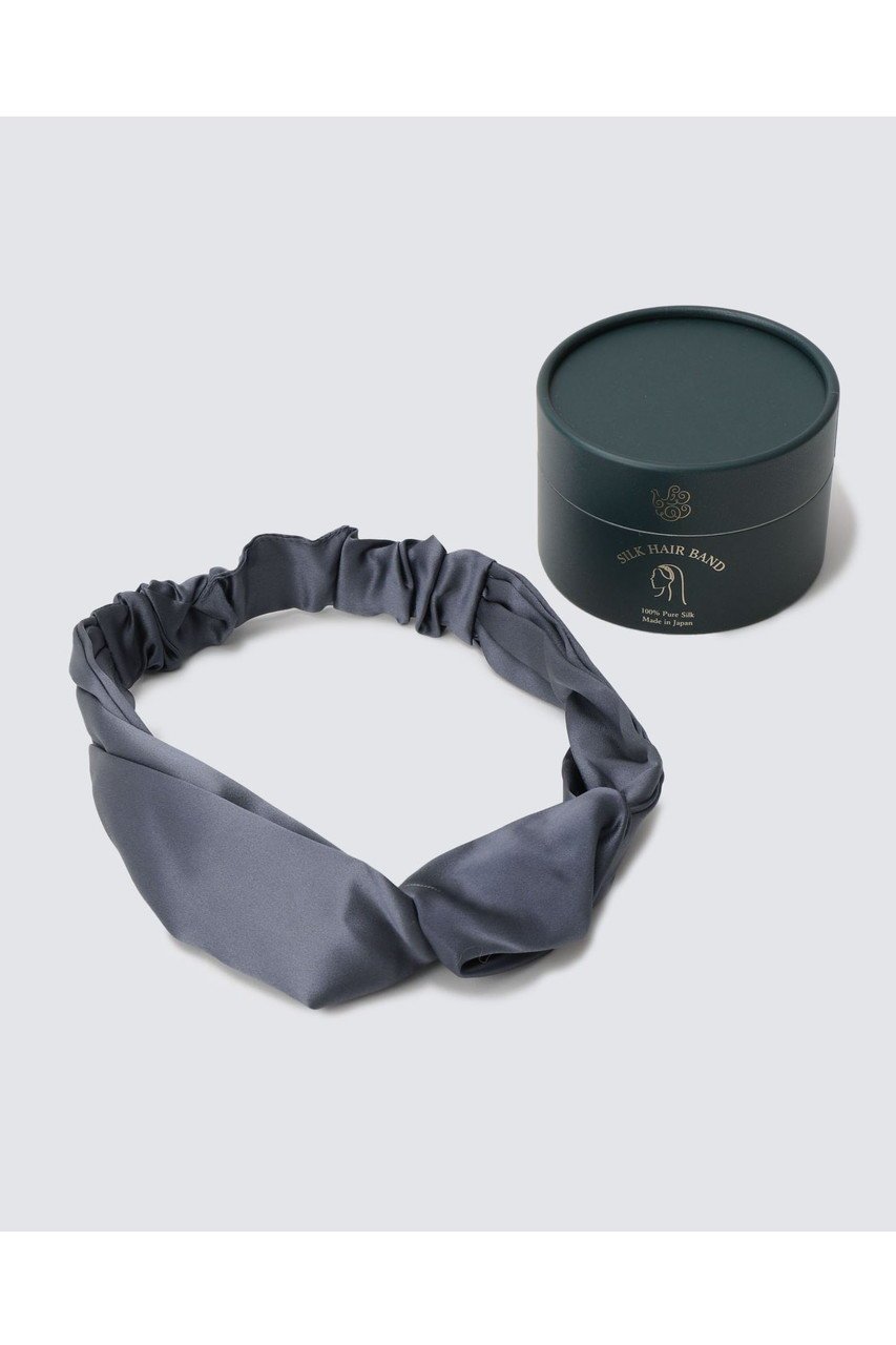 【フートーキョー/Foo Tokyo】のシルクヘアバンド インテリア・キッズ・メンズ・レディースファッション・服の通販 founy(ファニー) 　ファッション　Fashion　レディースファッション　Fashion for Women　シュシュ&ヘアアクセ/ヘアアレンジ　Scrunchies & Hair Accessories　お家時間・ステイホーム　Stay Home / At Home　アクセサリー　Fashion Accessories　シルク　Silk, 100% Silk　リボン　Ribbon, Bow　チャコールグレー|ID: prp329100003147926 ipo3291000000036072558