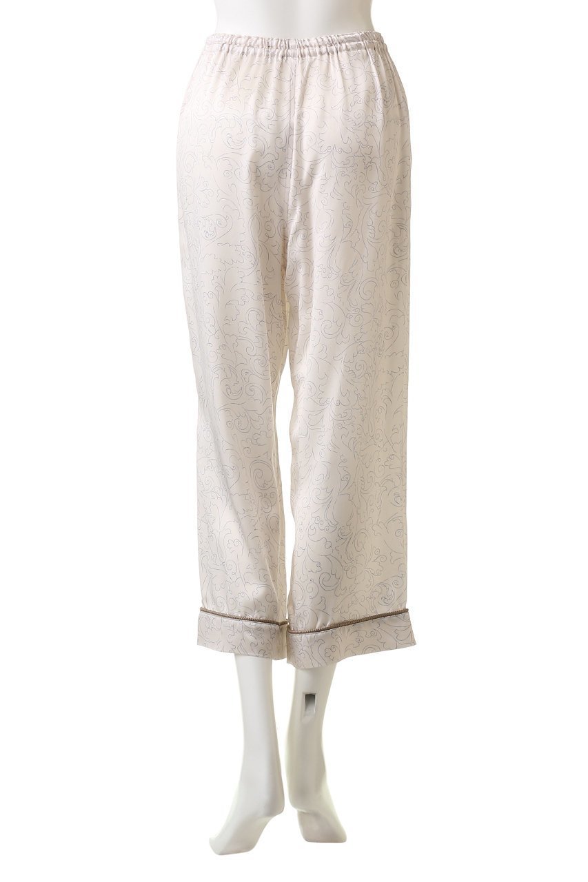 【フートーキョー/Foo Tokyo】の【ボトムス】インテリア ライク シルクパジャマ 人気、トレンドファッション・服の通販 founy(ファニー) 　ファッション　Fashion　レディースファッション　Fashion for Women　おすすめ　Recommended / Our Picks　なめらか　Smooth, Silky Texture　シルク　Silk, 100% Silk　セットアップ　Set-Up, Coordinated Outfit　トリミング　Trimming, Decorative Edge　パジャマ　Pajamas, Sleepwear　再入荷　Restock / Back in Stock　other-4|ID: prp329100003147930 ipo3291000000035022894