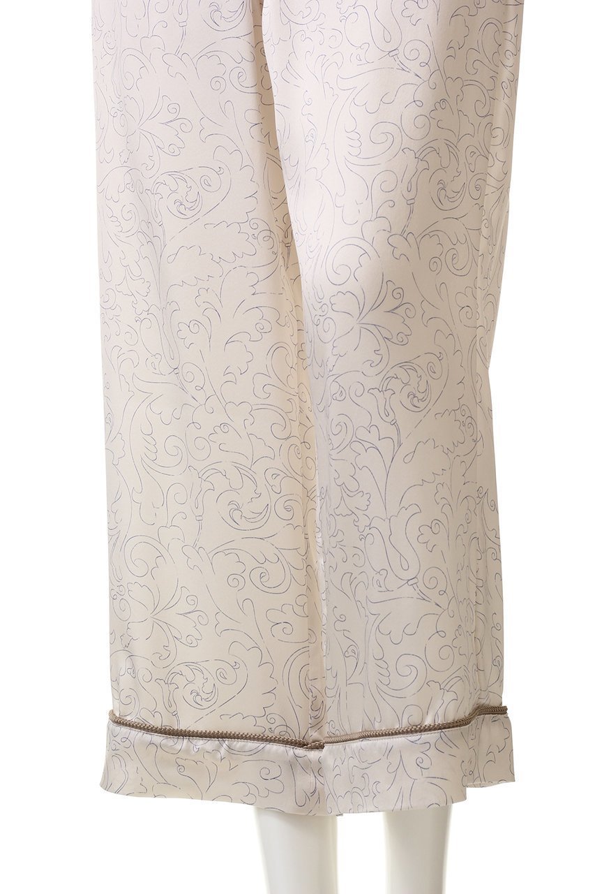 【フートーキョー/Foo Tokyo】の【ボトムス】インテリア ライク シルクパジャマ 人気、トレンドファッション・服の通販 founy(ファニー) 　ファッション　Fashion　レディースファッション　Fashion for Women　おすすめ　Recommended / Our Picks　なめらか　Smooth, Silky Texture　シルク　Silk, 100% Silk　セットアップ　Set-Up, Coordinated Outfit　トリミング　Trimming, Decorative Edge　パジャマ　Pajamas, Sleepwear　再入荷　Restock / Back in Stock　other-6|ID: prp329100003147930 ipo3291000000035022896