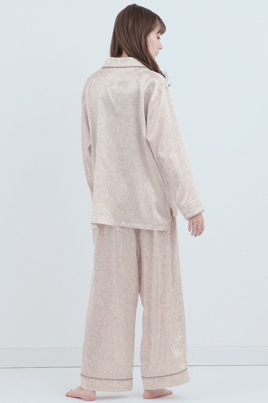 【フートーキョー/Foo Tokyo】の【ボトムス】インテリア ライク シルクパジャマ 人気、トレンドファッション・服の通販 founy(ファニー) 　ファッション　Fashion　レディースファッション　Fashion for Women　おすすめ　Recommended / Our Picks　なめらか　Smooth, Silky Texture　シルク　Silk, 100% Silk　セットアップ　Set-Up, Coordinated Outfit　トリミング　Trimming, Decorative Edge　パジャマ　Pajamas, Sleepwear　再入荷　Restock / Back in Stock　other-7|ID: prp329100003147930 ipo3291000000035022897