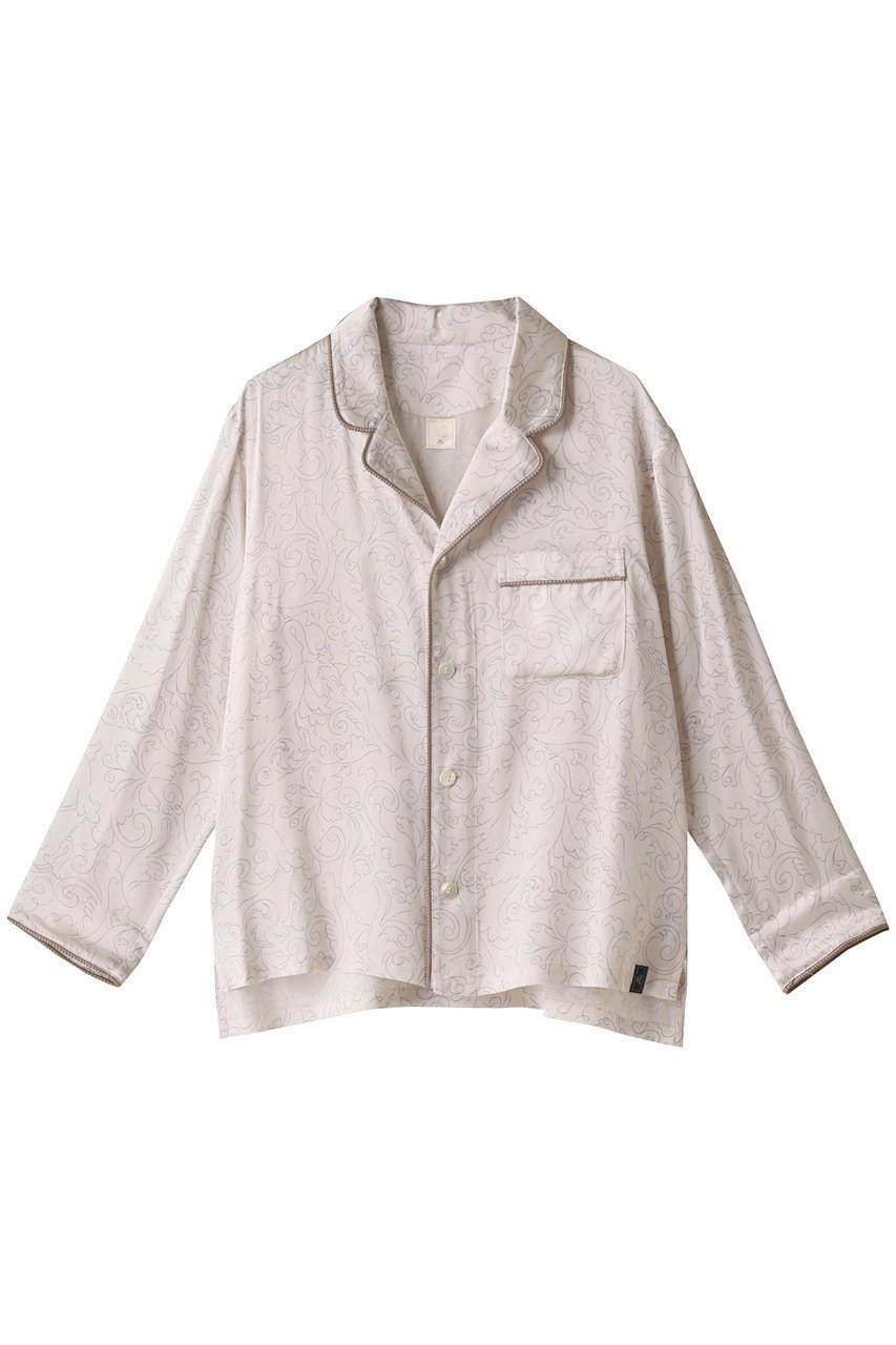 【フートーキョー/Foo Tokyo】の【トップス】インテリア ライク シルクパジャマ インテリア・キッズ・メンズ・レディースファッション・服の通販 founy(ファニー) 　ファッション　Fashion　レディースファッション　Fashion for Women　トップス・カットソー　Cut & Sew Tops　おすすめ　Recommended / Our Picks　なめらか　Smooth, Silky Texture　シルク　Silk, 100% Silk　セットアップ　Set-Up, Coordinated Outfit　トリミング　Trimming, Decorative Edge　パジャマ　Pajamas, Sleepwear　再入荷　Restock / Back in Stock　アイボリー|ID: prp329100003147931 ipo3291000000035022900