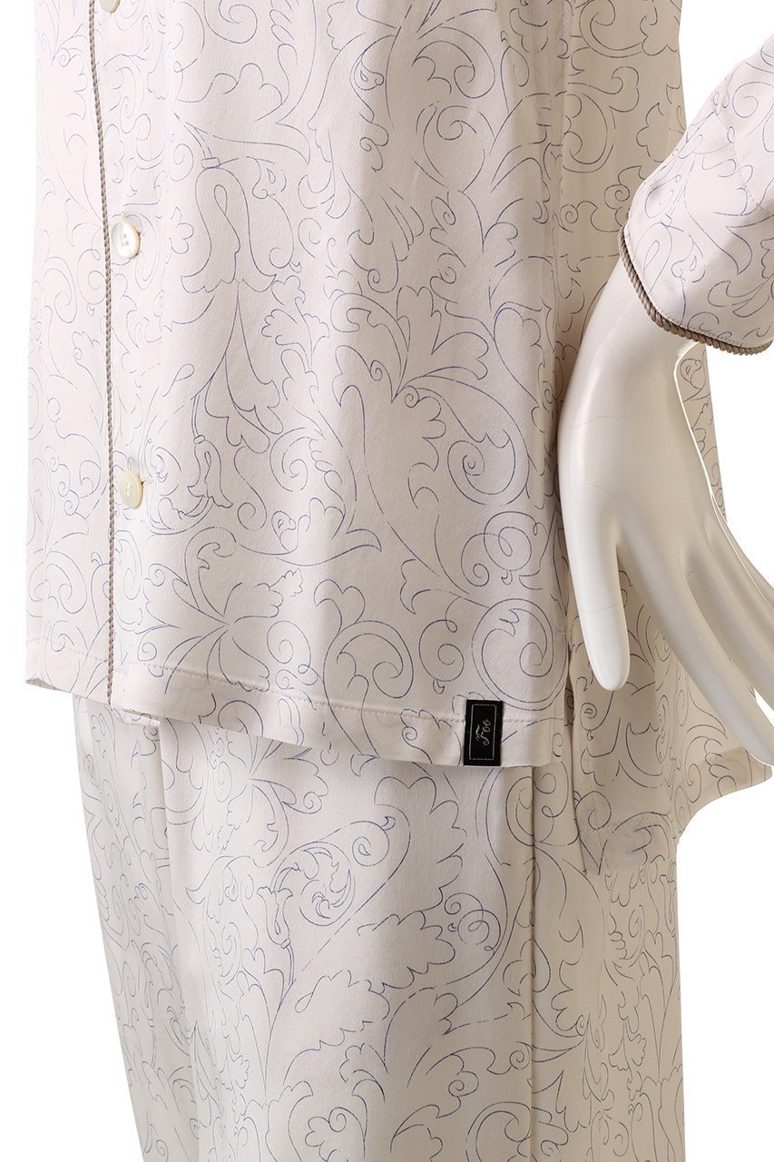 【フートーキョー/Foo Tokyo】の【トップス】インテリア ライク シルクパジャマ 人気、トレンドファッション・服の通販 founy(ファニー) 　ファッション　Fashion　レディースファッション　Fashion for Women　トップス・カットソー　Cut & Sew Tops　おすすめ　Recommended / Our Picks　なめらか　Smooth, Silky Texture　シルク　Silk, 100% Silk　セットアップ　Set-Up, Coordinated Outfit　トリミング　Trimming, Decorative Edge　パジャマ　Pajamas, Sleepwear　再入荷　Restock / Back in Stock　other-6|ID: prp329100003147931 ipo3291000000035022905