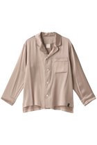 【フートーキョー/Foo Tokyo】の【UNISEX】【トップス】シルクパジャマ 人気、トレンドファッション・服の通販 founy(ファニー) ファッション Fashion レディースファッション Fashion for Women トップス・カットソー Cut & Sew Tops ユニセックス Unisex, Genderless おすすめ Recommended / Our Picks なめらか Smooth, Silky Texture シルク Silk, 100% Silk セットアップ Set-Up, Coordinated Outfit パジャマ Pajamas, Sleepwear thumbnail ピンクベージュ|ID: prp329100003147933 ipo3291000000032841344