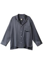 【フートーキョー/Foo Tokyo】の【UNISEX】【トップス】シルクパジャマ 人気、トレンドファッション・服の通販 founy(ファニー) ファッション Fashion レディースファッション Fashion for Women トップス・カットソー Cut & Sew Tops ユニセックス Unisex, Genderless おすすめ Recommended / Our Picks なめらか Smooth, Silky Texture シルク Silk, 100% Silk セットアップ Set-Up, Coordinated Outfit パジャマ Pajamas, Sleepwear thumbnail チャコールグレー|ID: prp329100003147933 ipo3291000000032841366